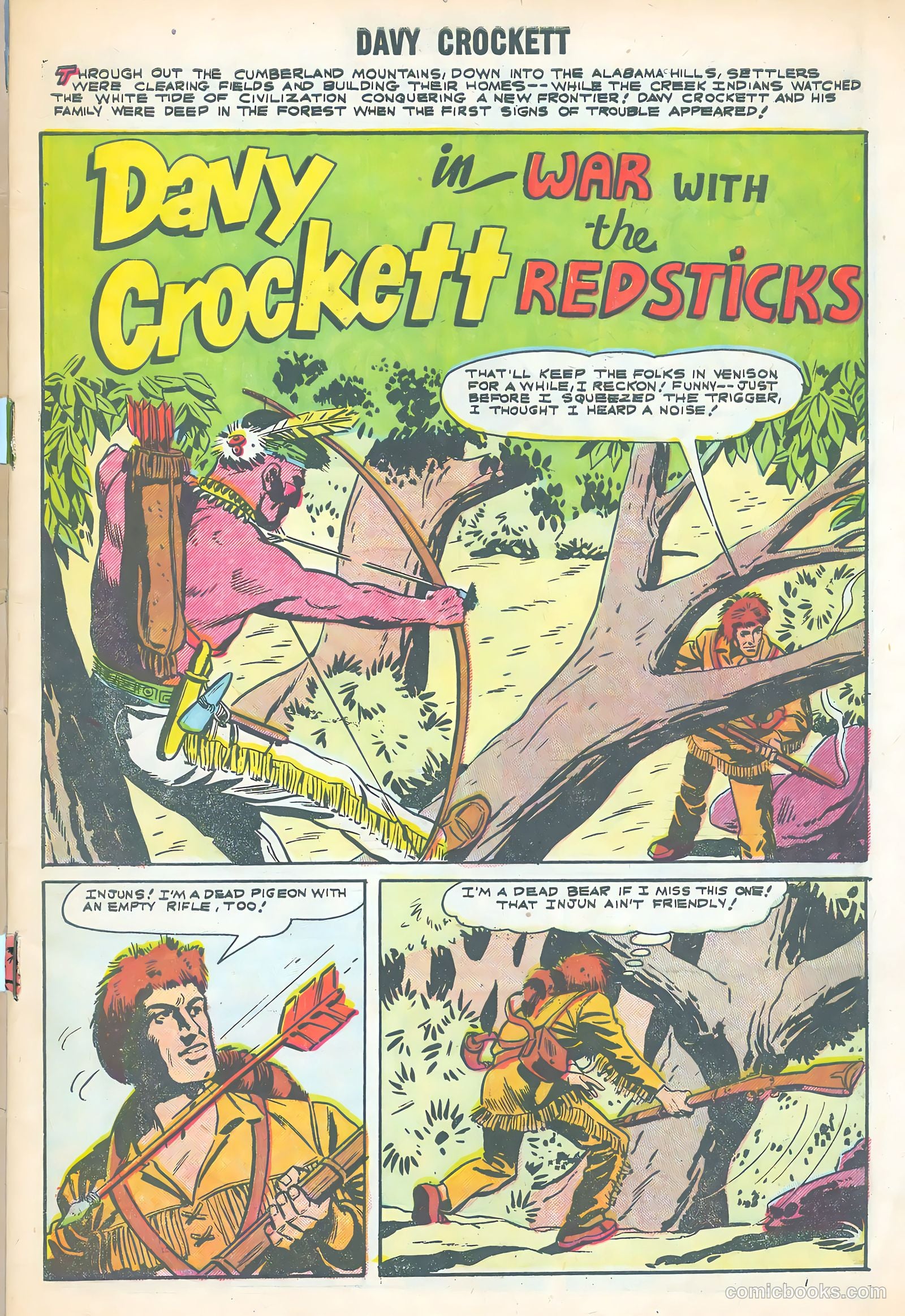 Davy Crockett #2 (1955) — page 3 of 36