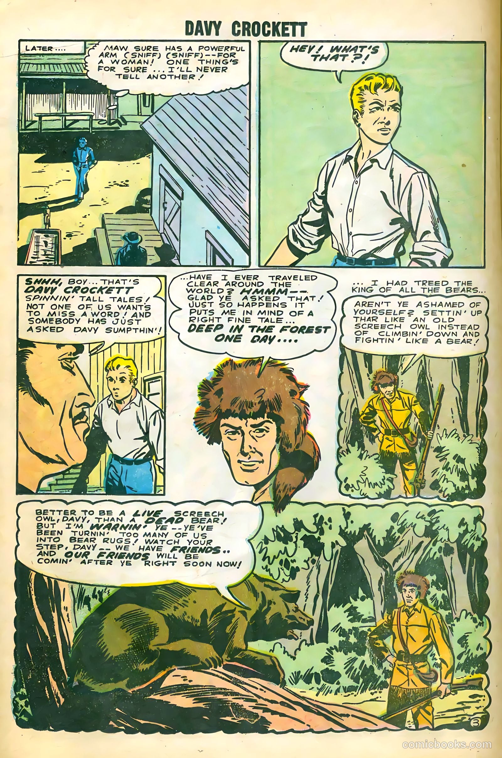 Davy Crockett #3 (1955) — page 20 of 36