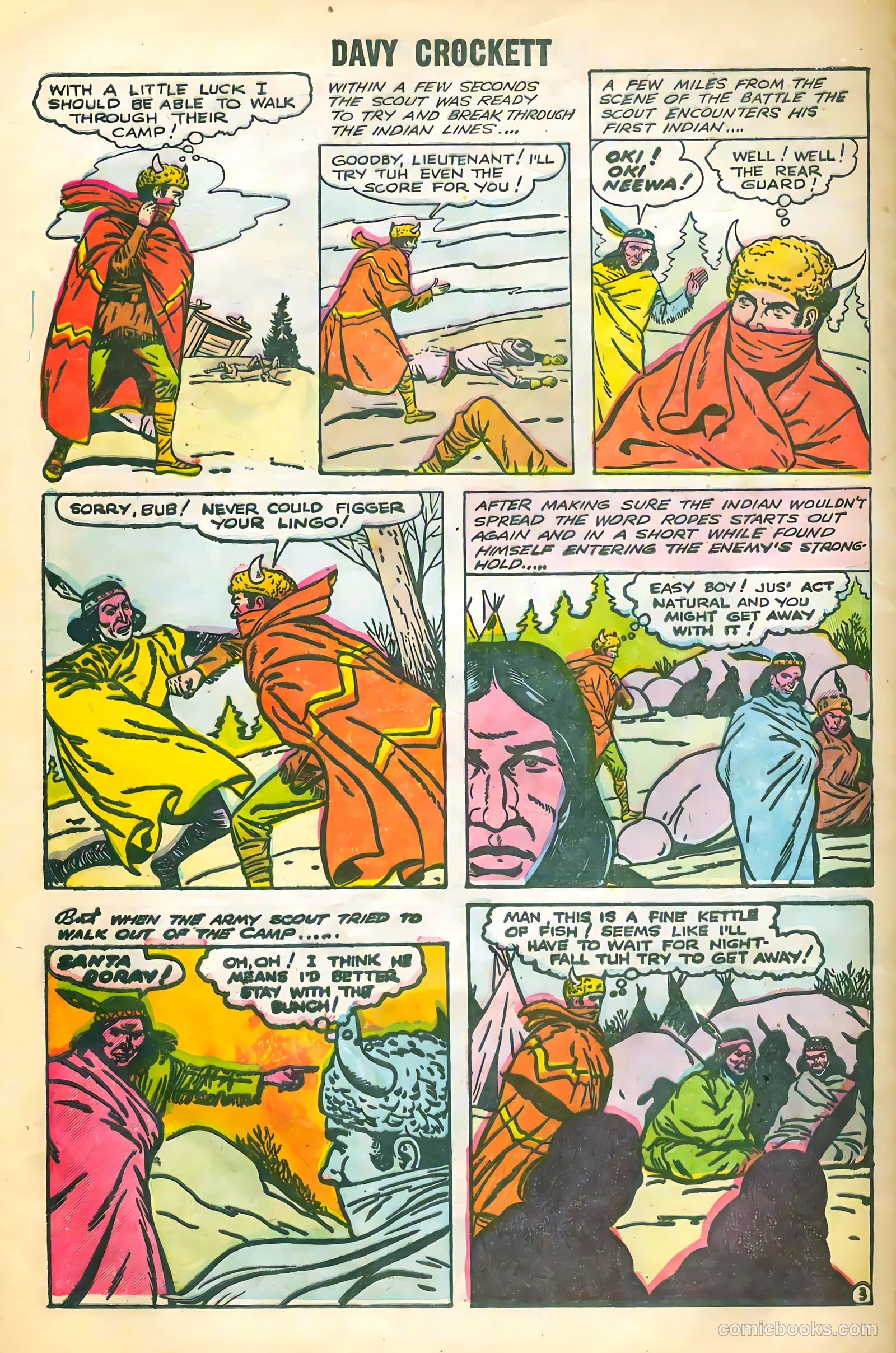 Davy Crockett #3 (1955) — page 28 of 36
