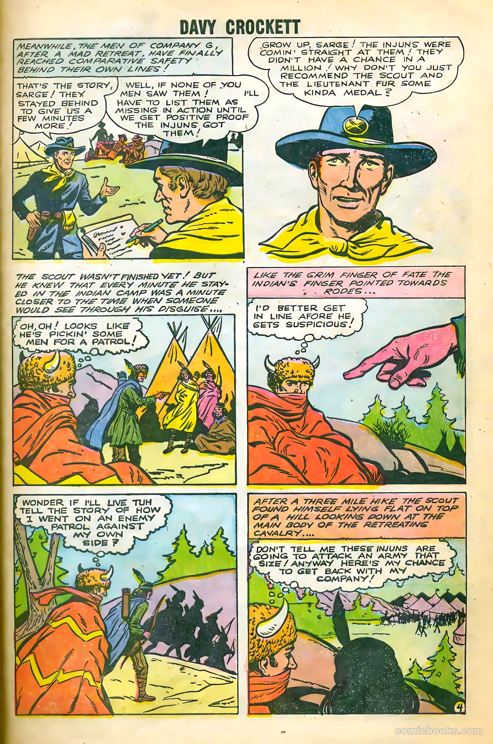 Davy Crockett #3 (1955) — page 29 of 36