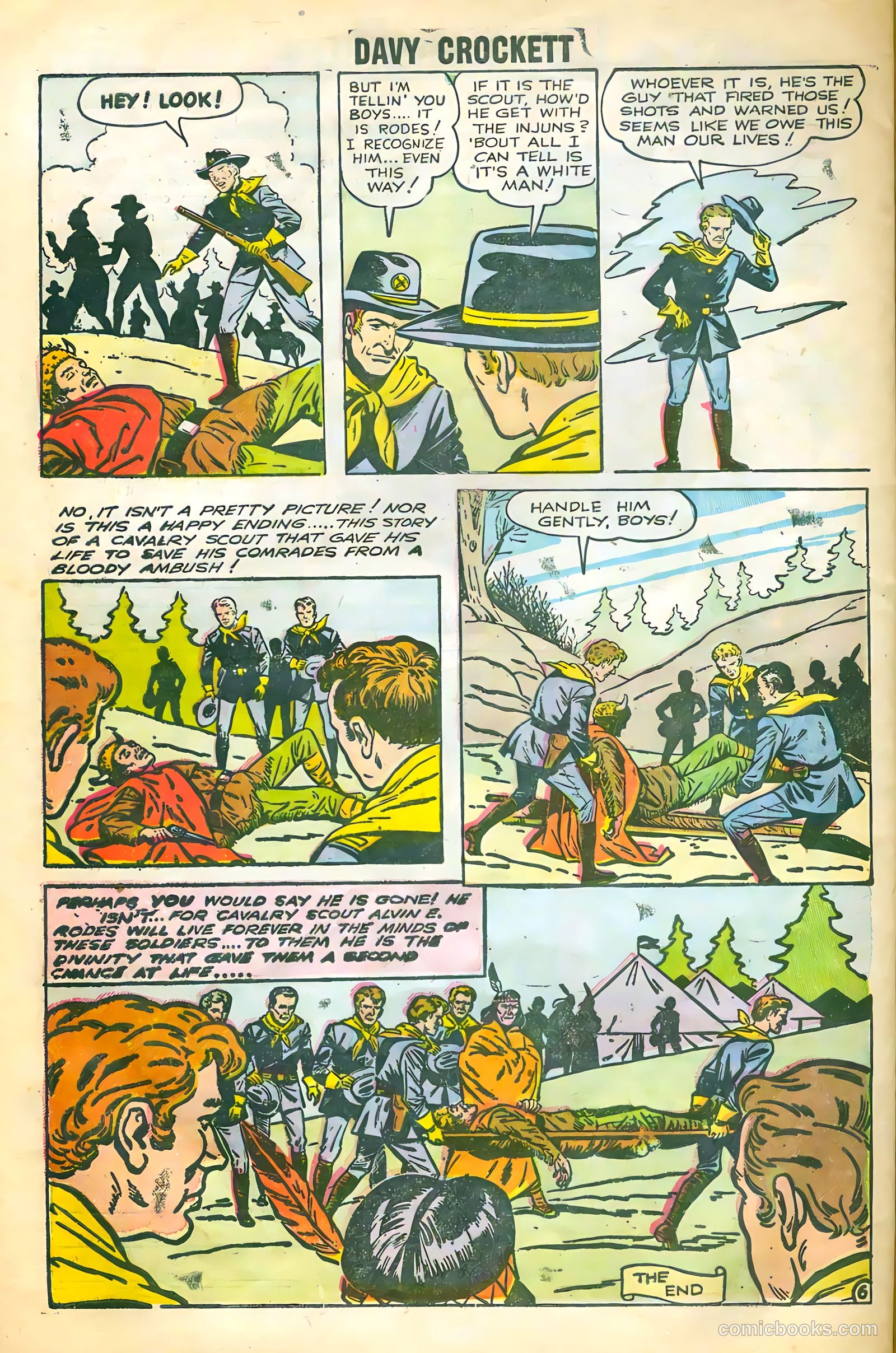 Davy Crockett #3 (1955) — page 32 of 36