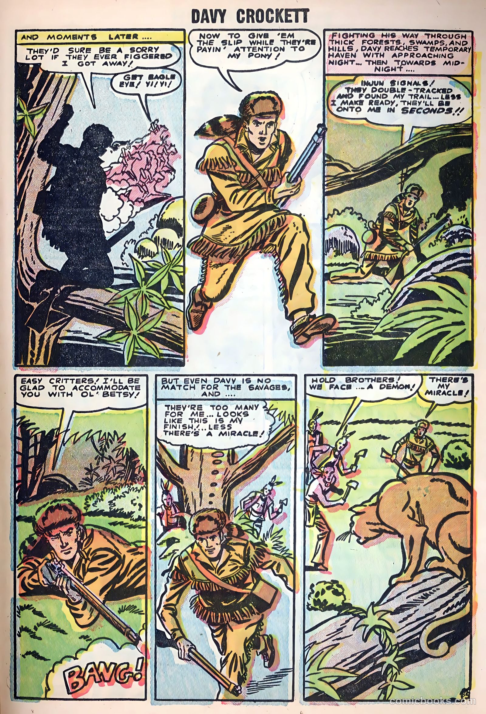 Davy Crockett #4 (1955) — page 22 of 35