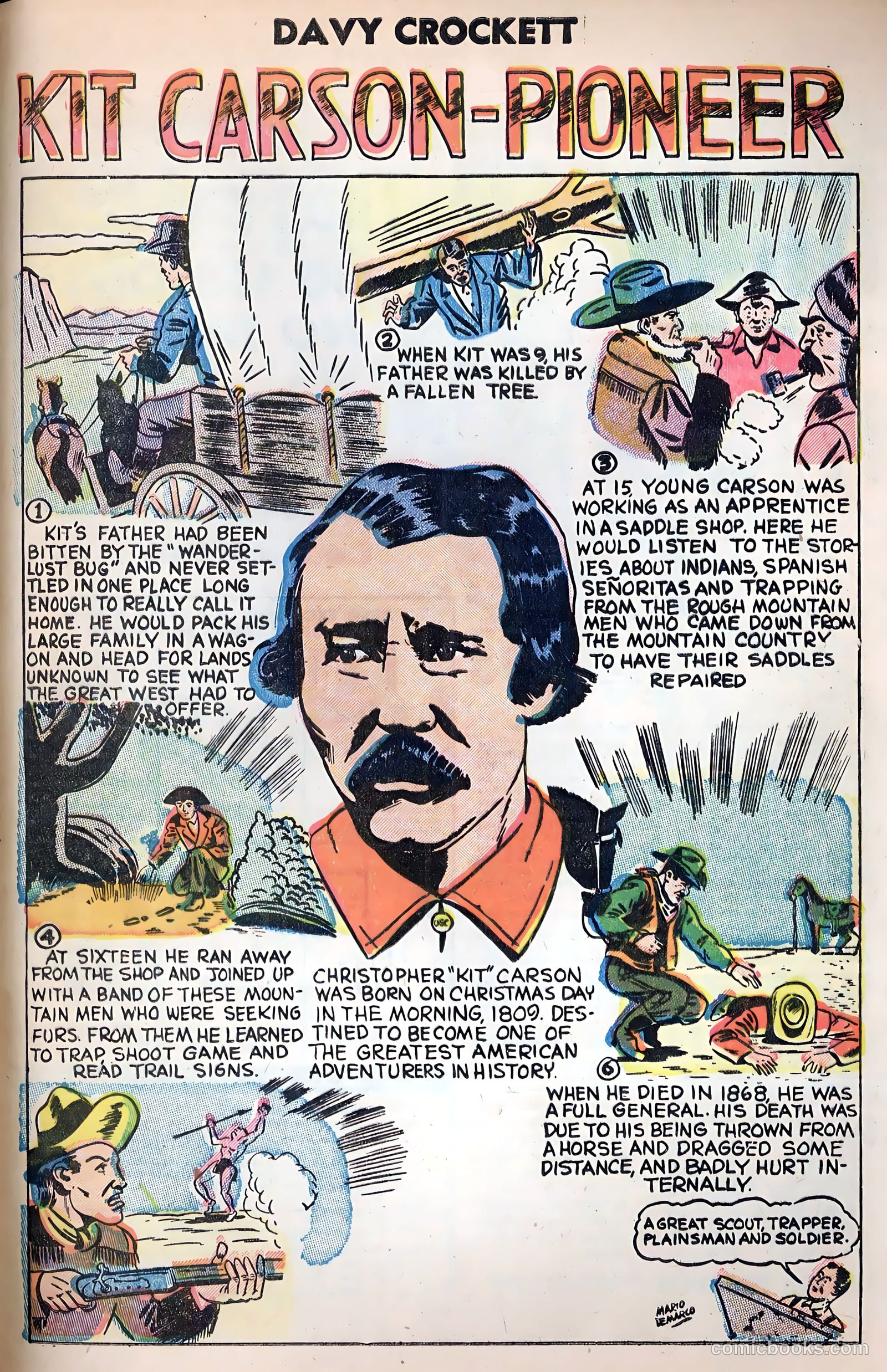 Davy Crockett #4 (1955) — page 32 of 35