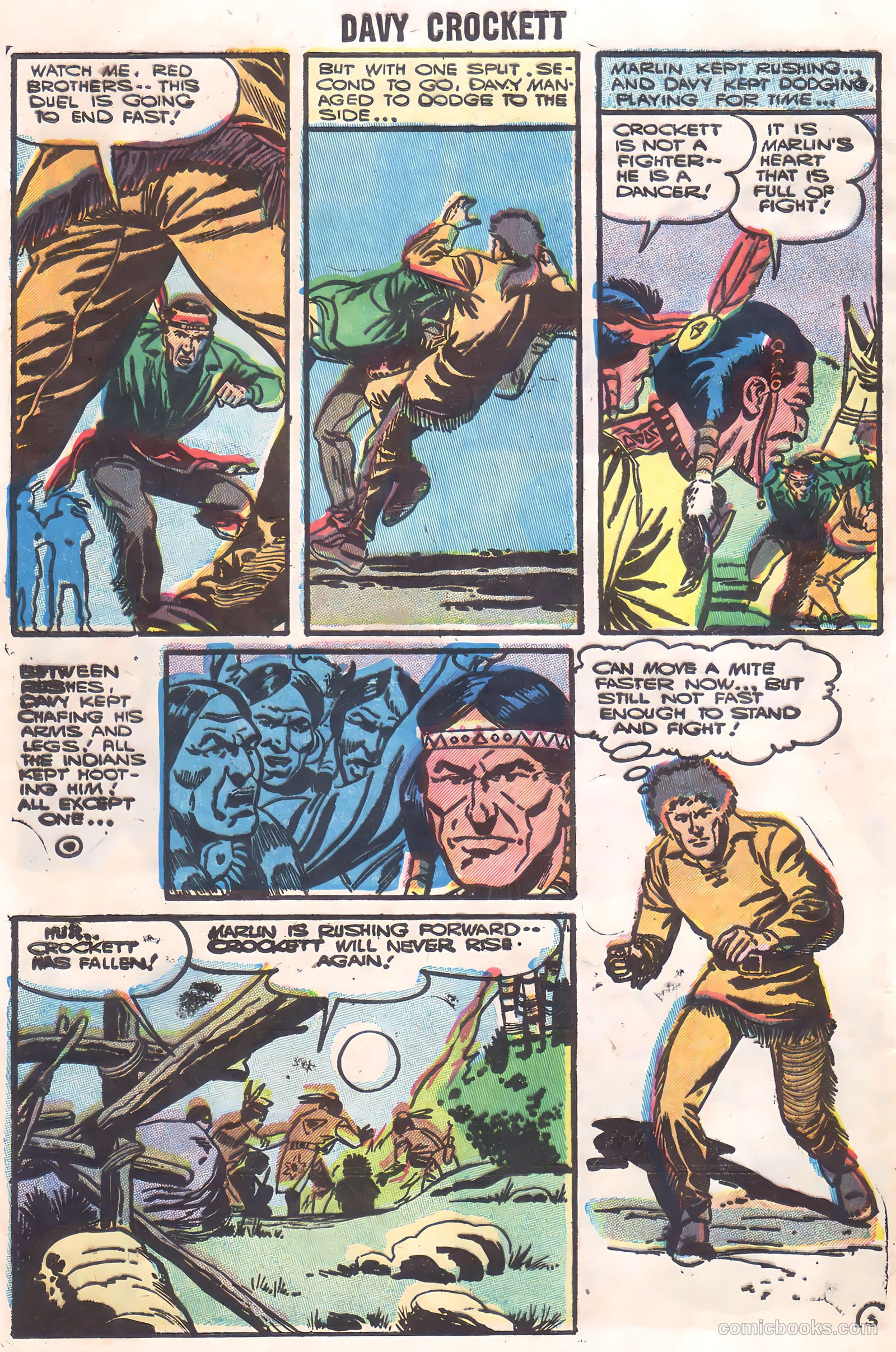 Davy Crockett #5 (1956) — page 8 of 36