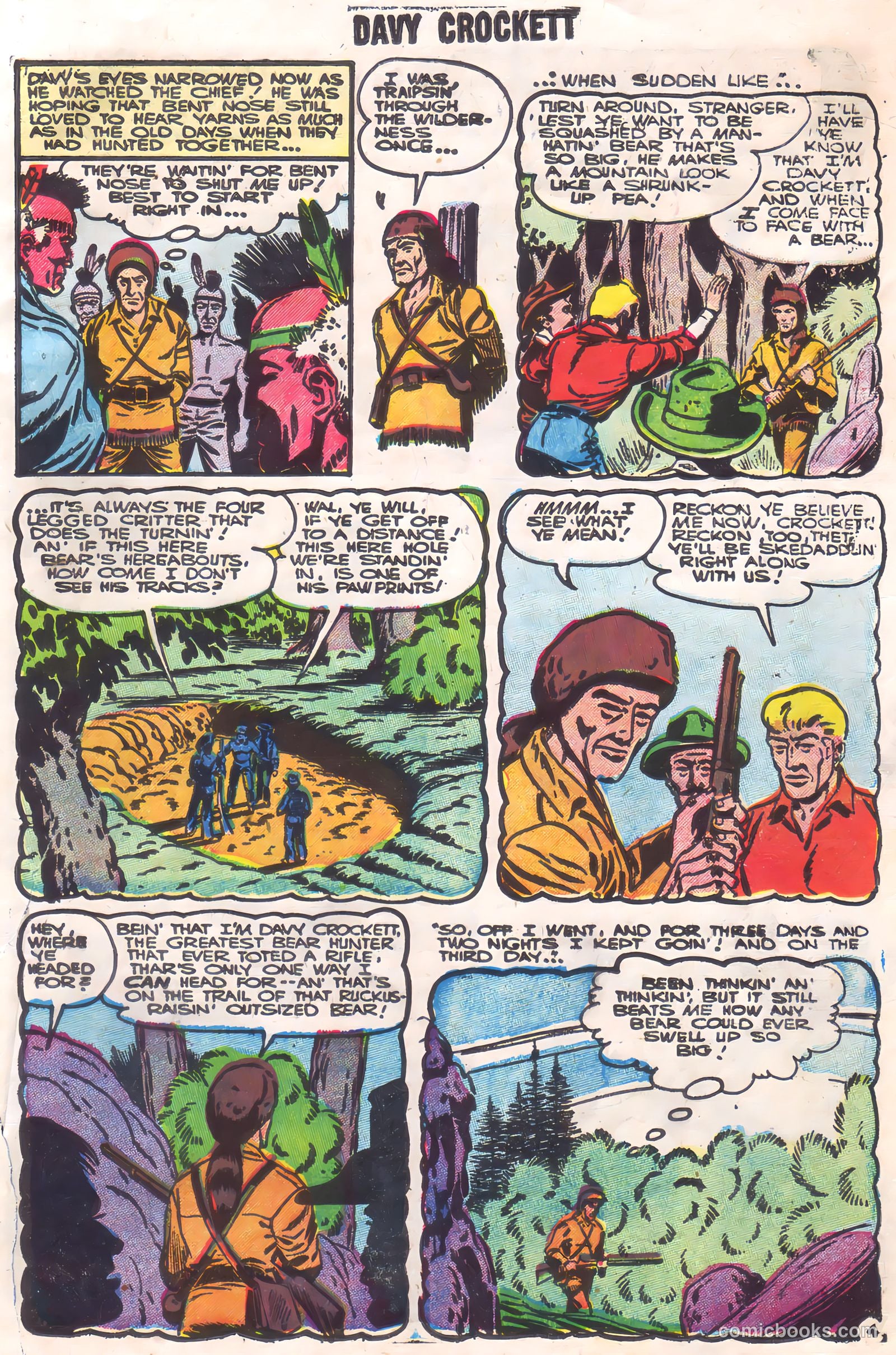 Davy Crockett #5 (1956) — page 23 of 36