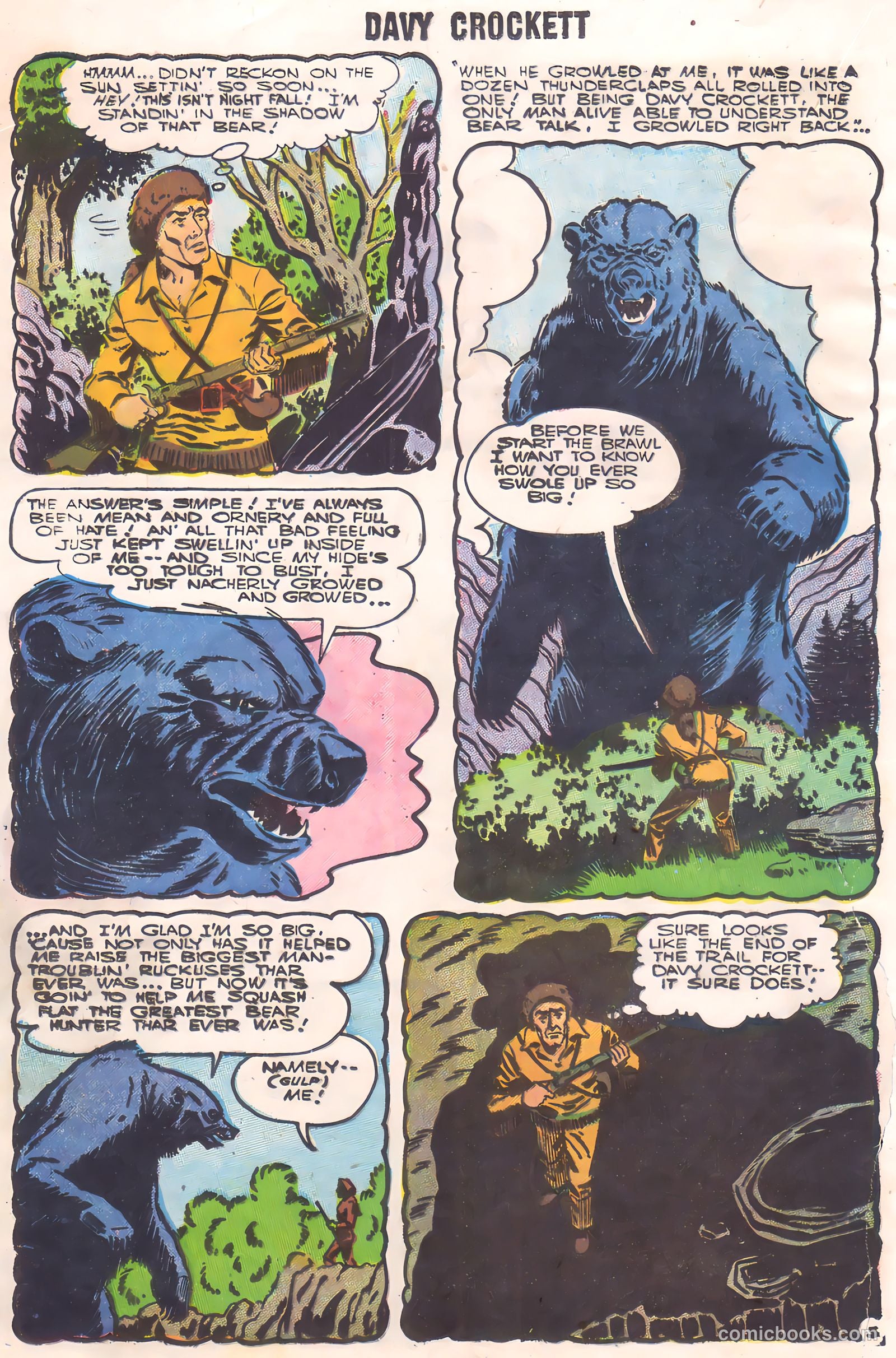 Davy Crockett #5 (1956) — page 24 of 36