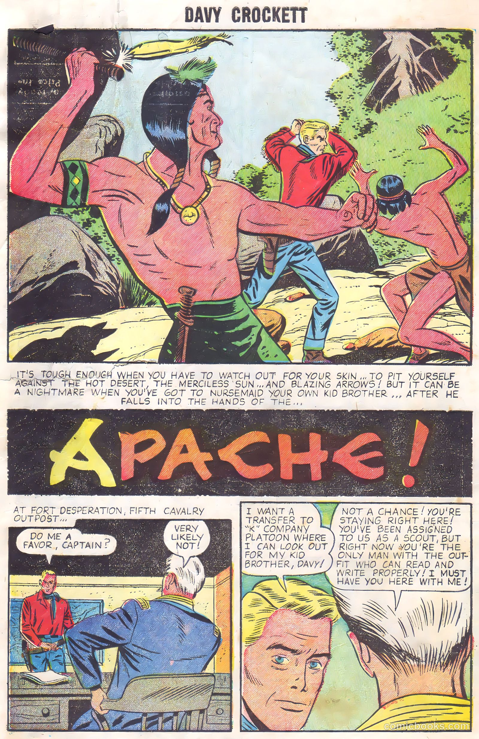 Davy Crockett #5 (1956) — page 27 of 36