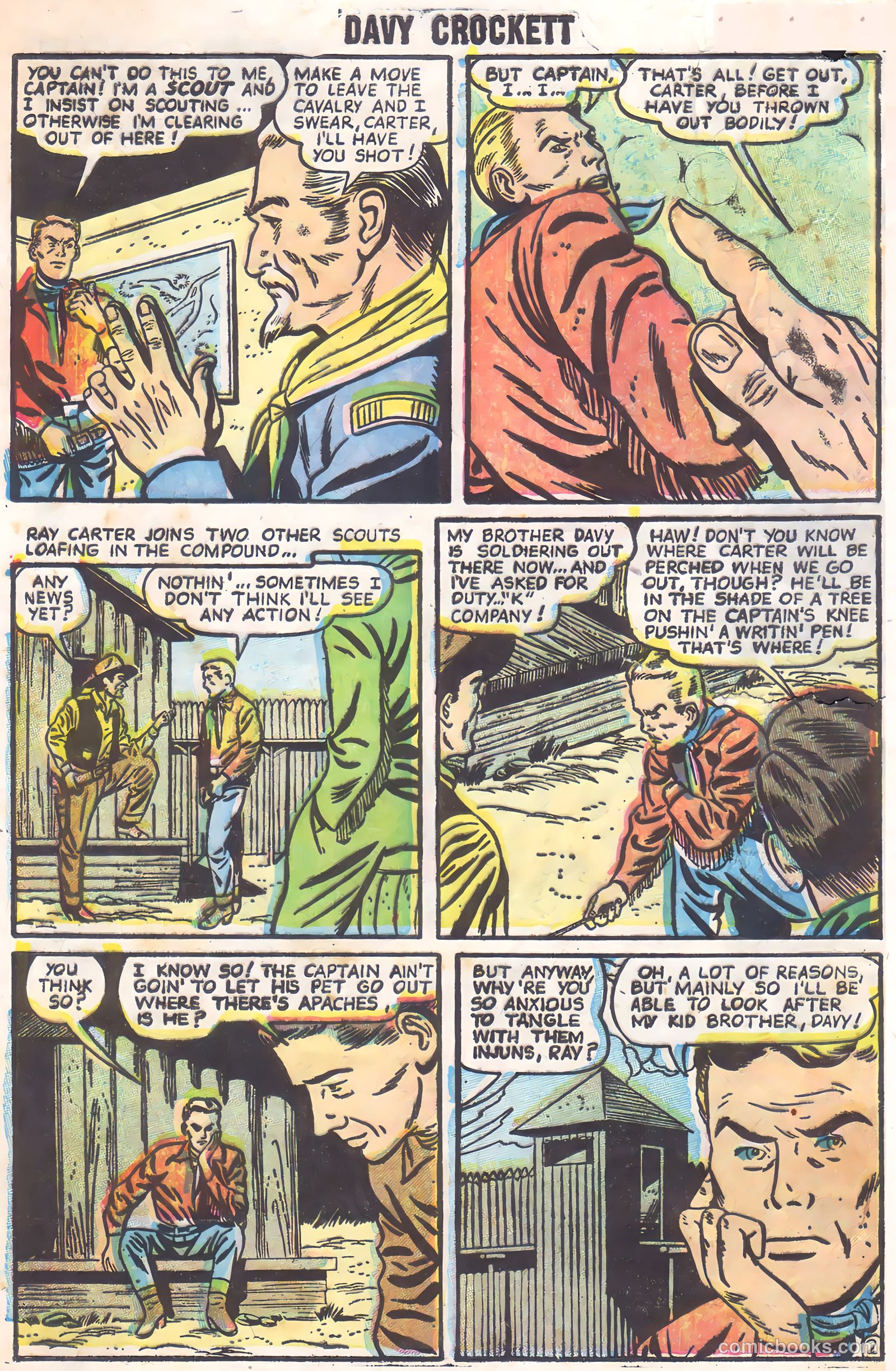 Davy Crockett #5 (1956) — page 28 of 36