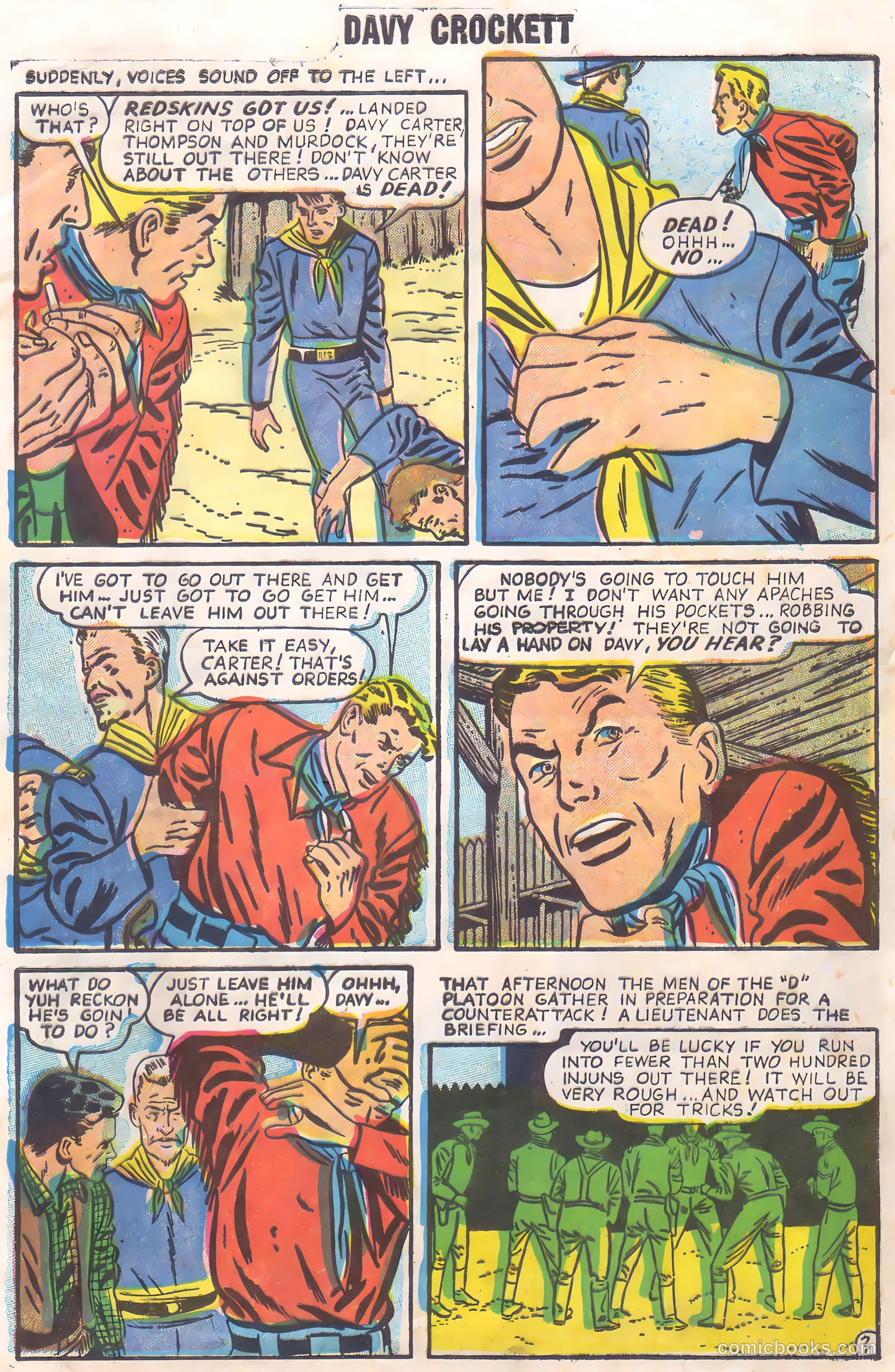 Davy Crockett #5 (1956) — page 29 of 36