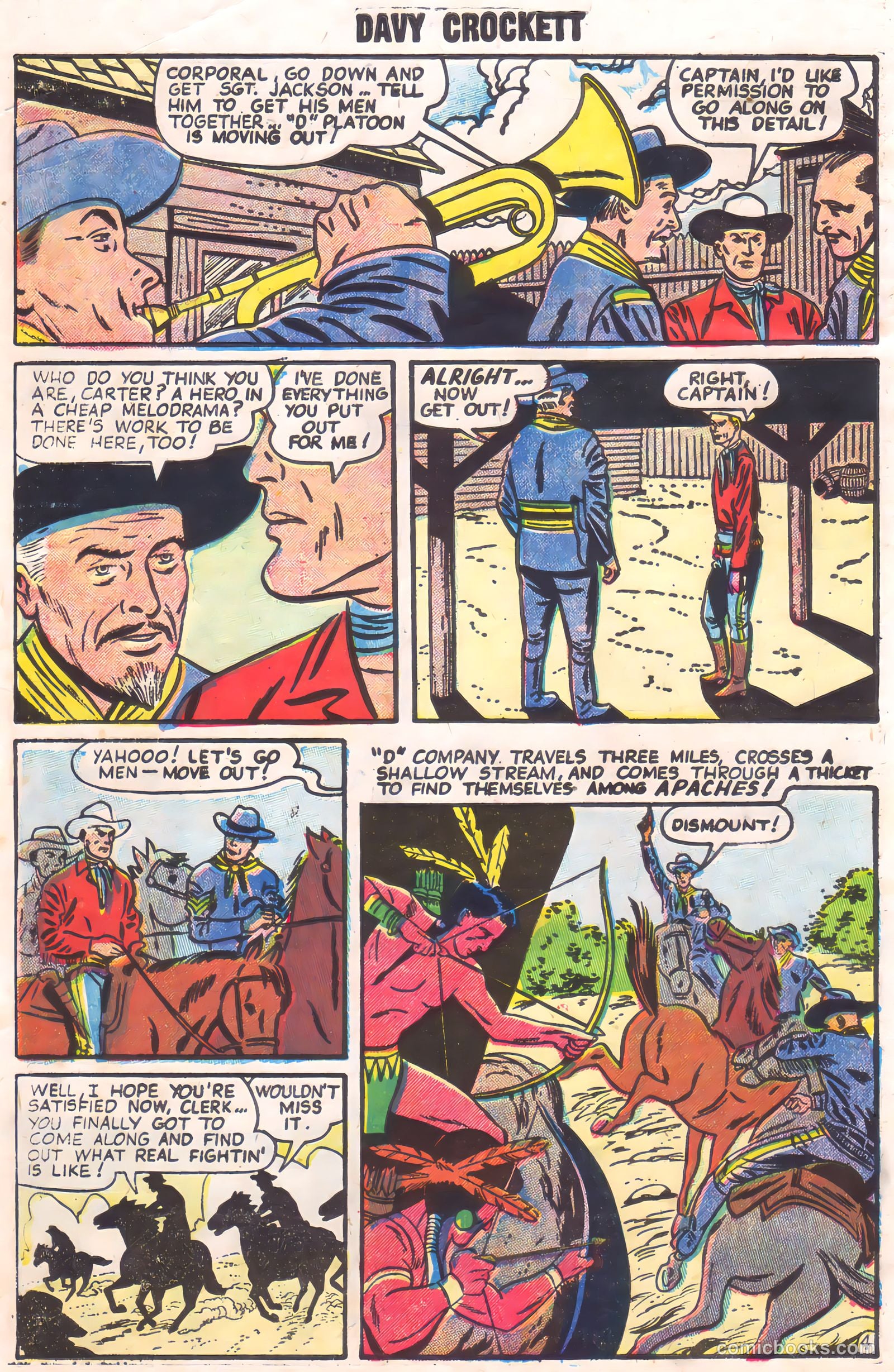Davy Crockett #5 (1956) — page 30 of 36