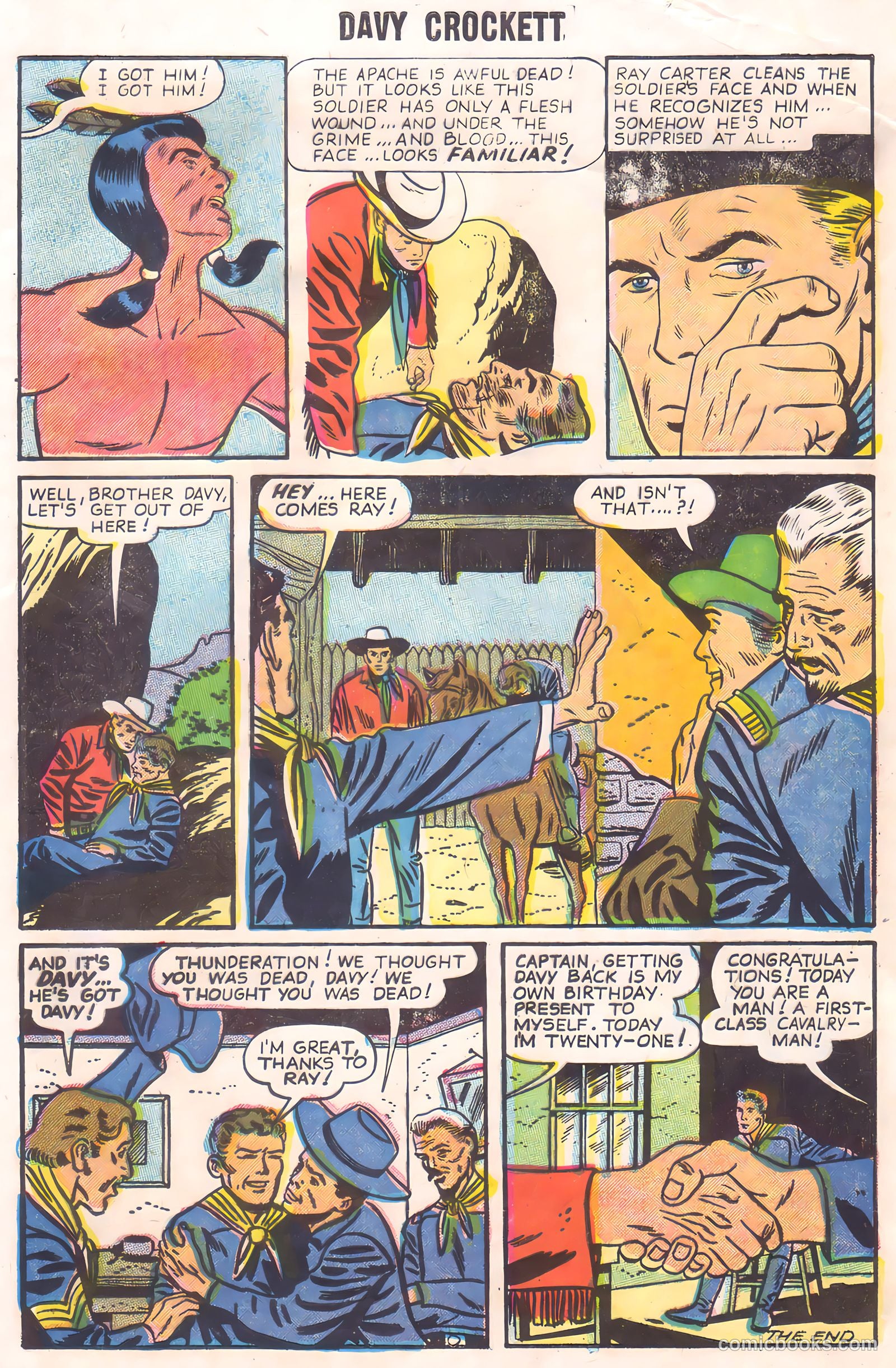 Davy Crockett #5 (1956) — page 33 of 36