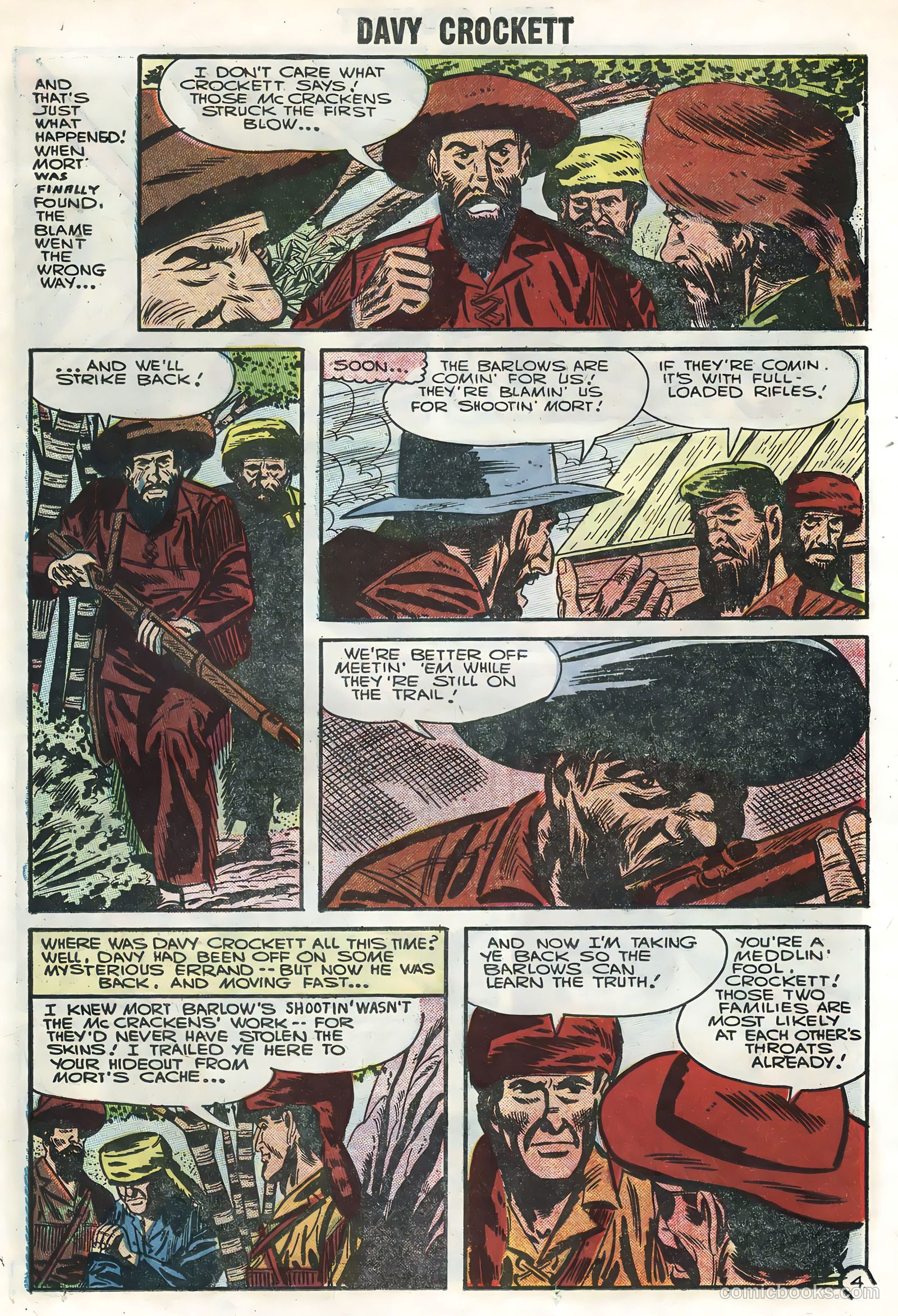 Davy Crockett #6 (1956) — page 23 of 36