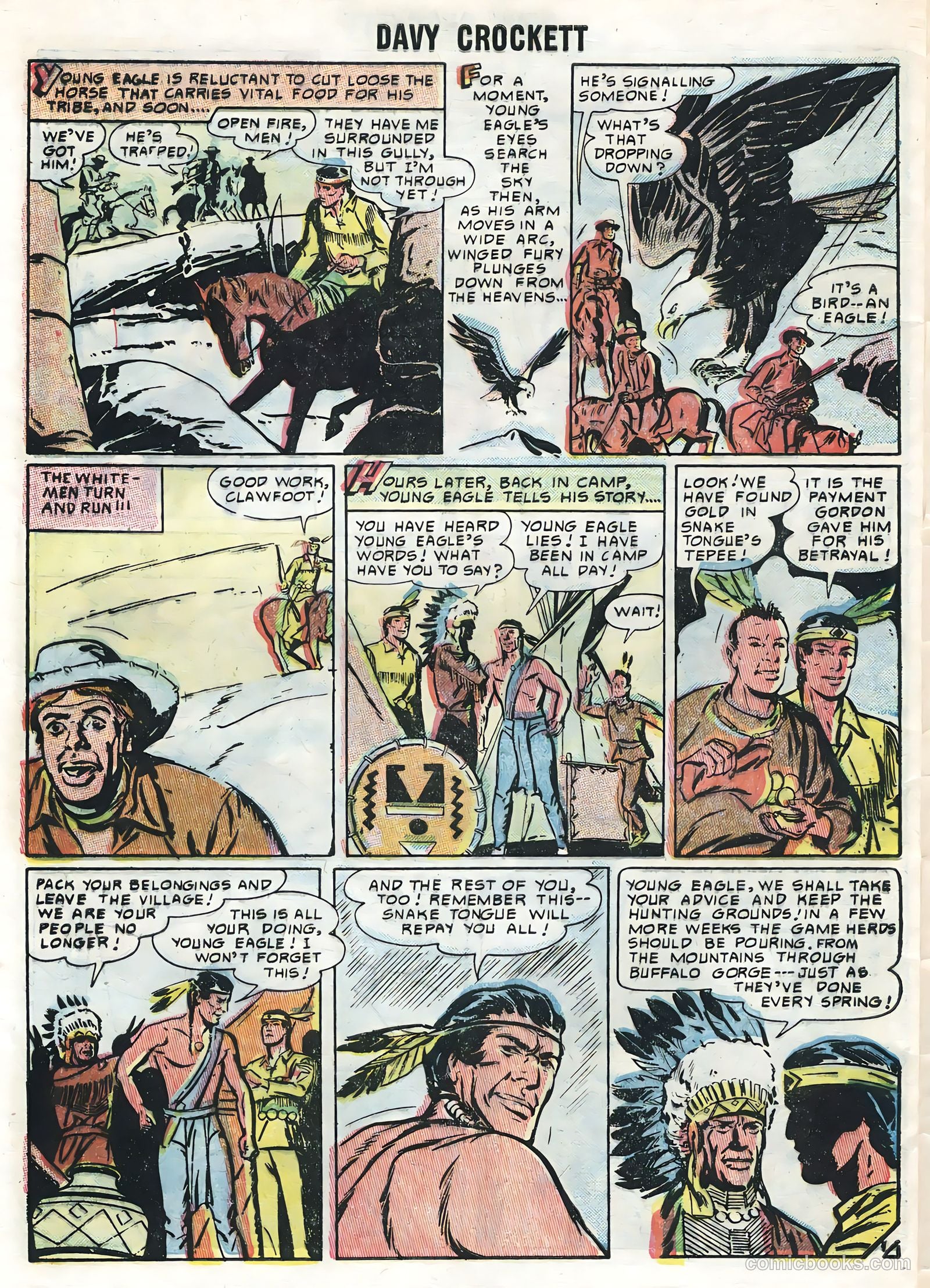 Davy Crockett #6 (1956) — page 28 of 36