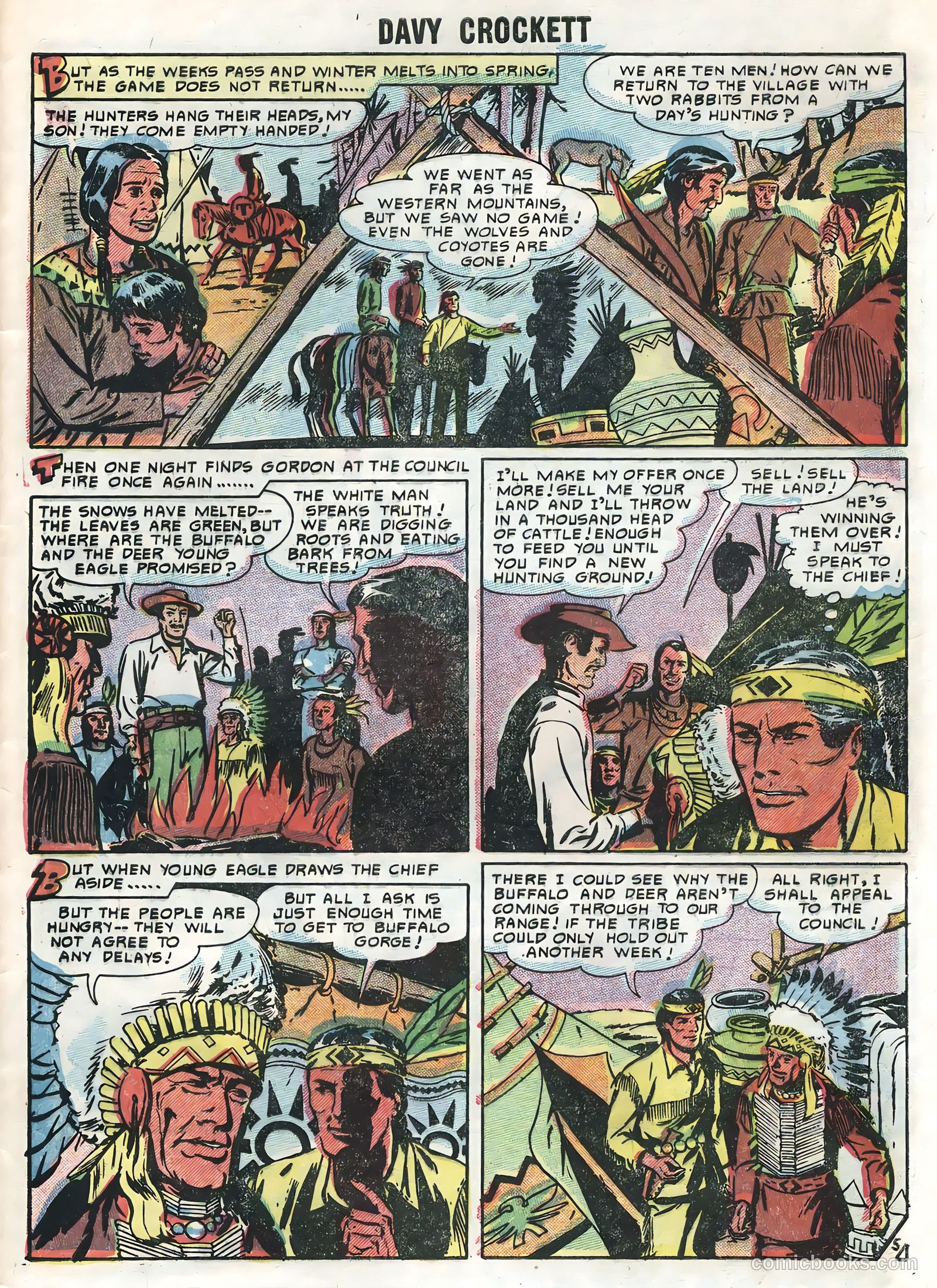 Davy Crockett #6 (1956) — page 29 of 36