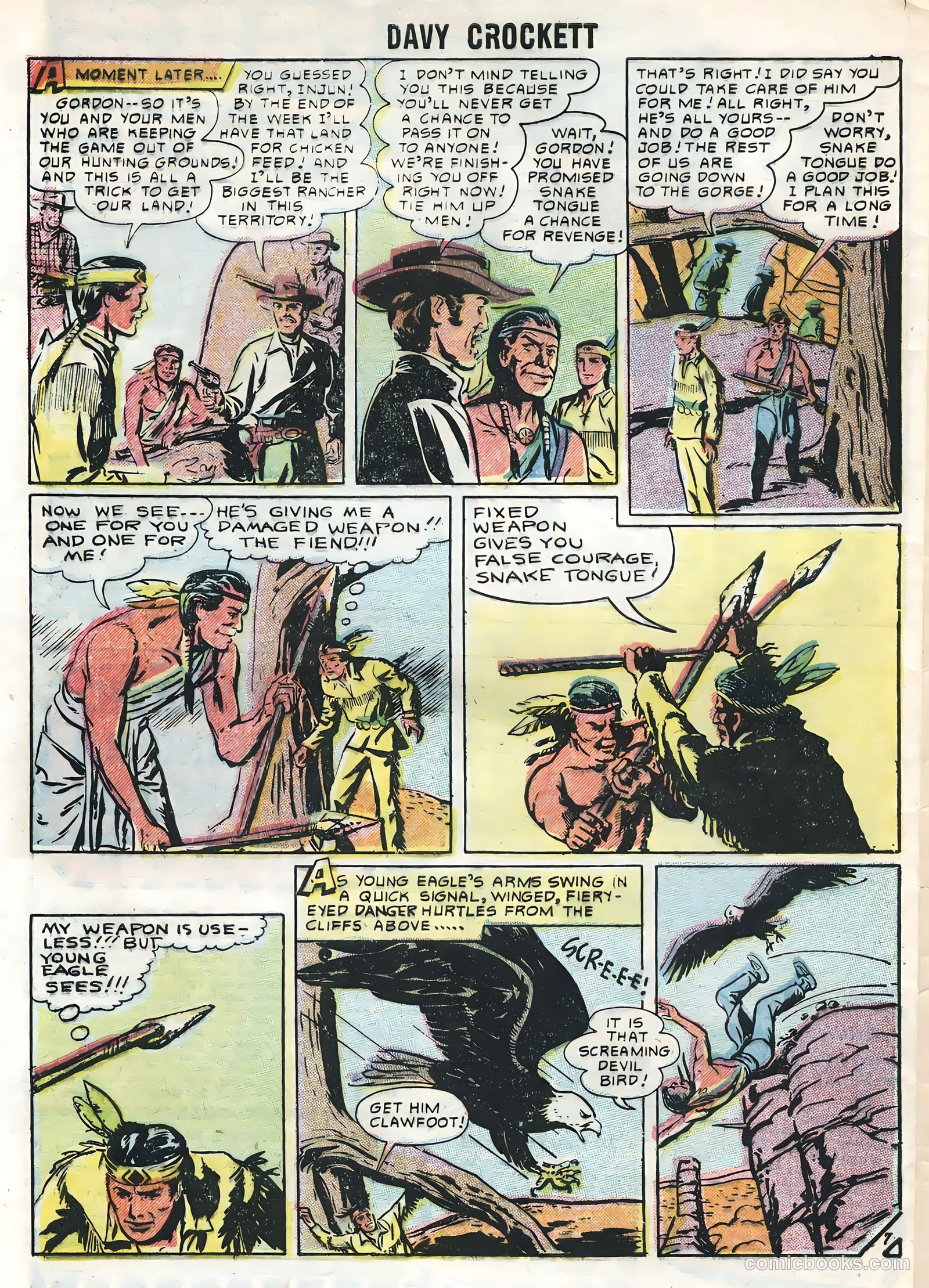 Davy Crockett #6 (1956) — page 32 of 36