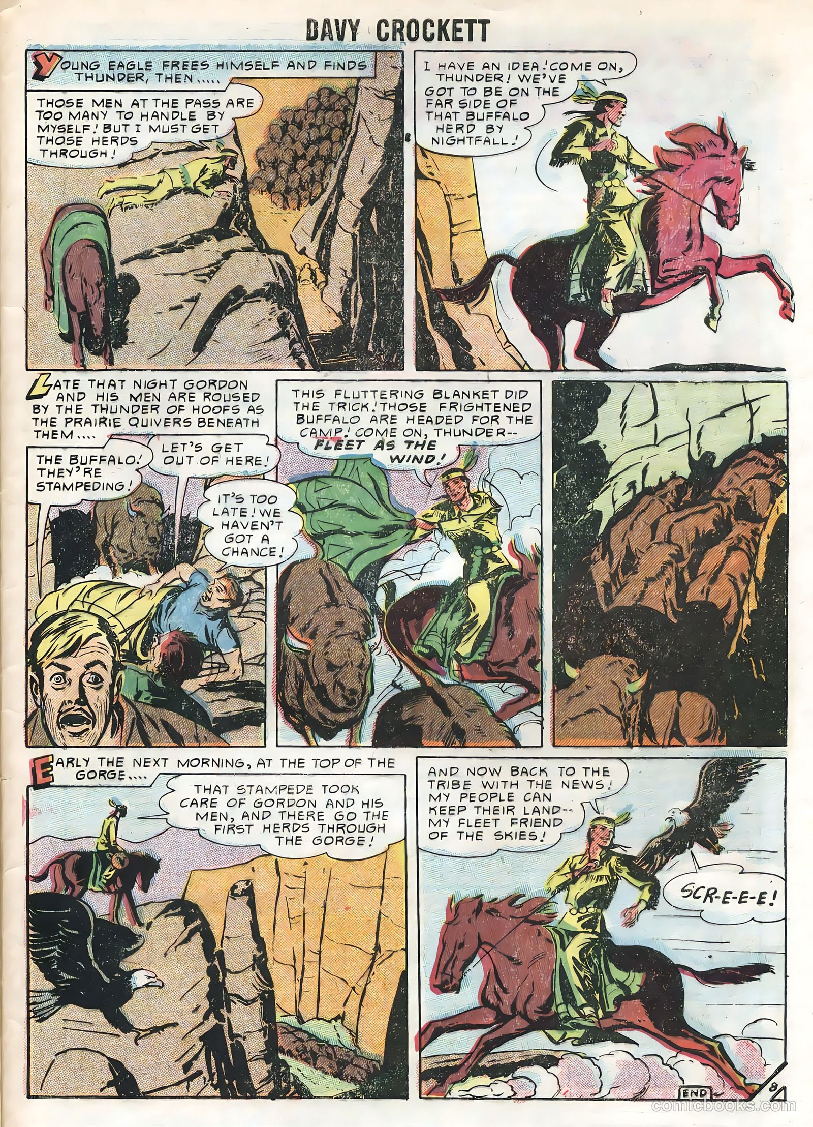 Davy Crockett #6 (1956) — page 33 of 36