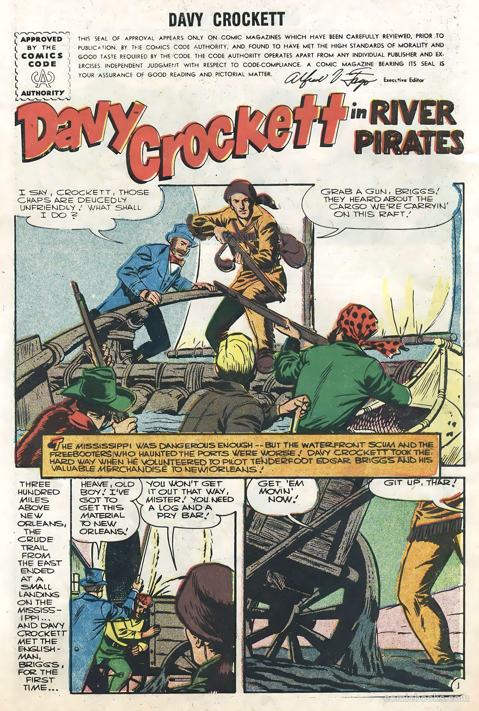 Davy Crockett #7 (1956) — page 3 of 36