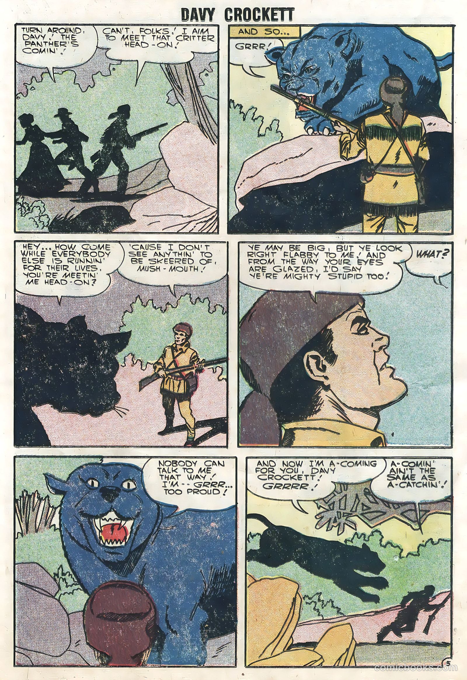 Davy Crockett #7 (1956) — page 25 of 36