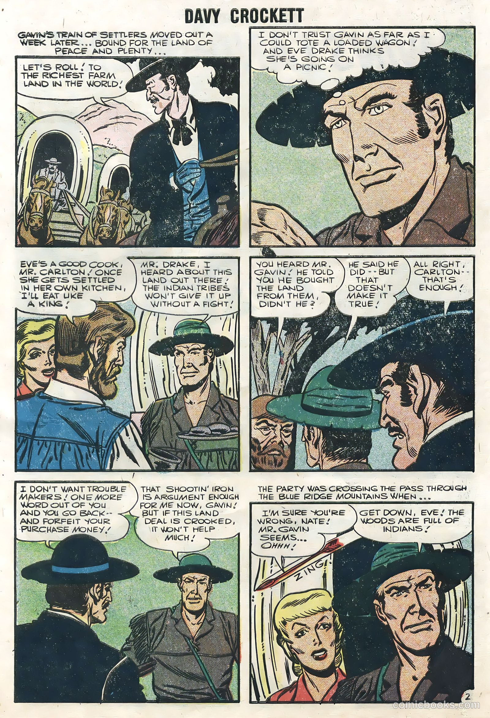 Davy Crockett #7 (1956) — page 28 of 36