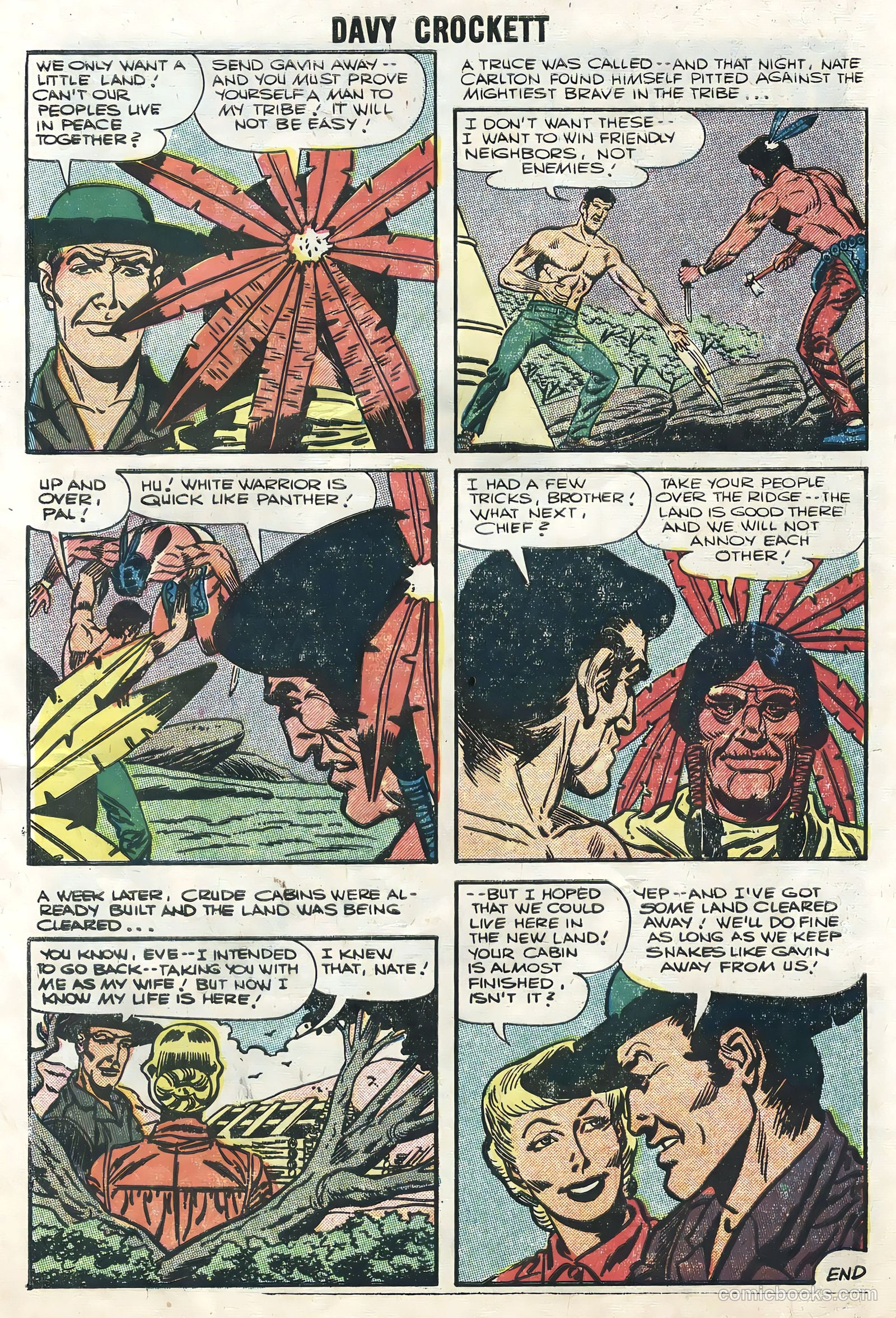Davy Crockett #7 (1956) — page 32 of 36