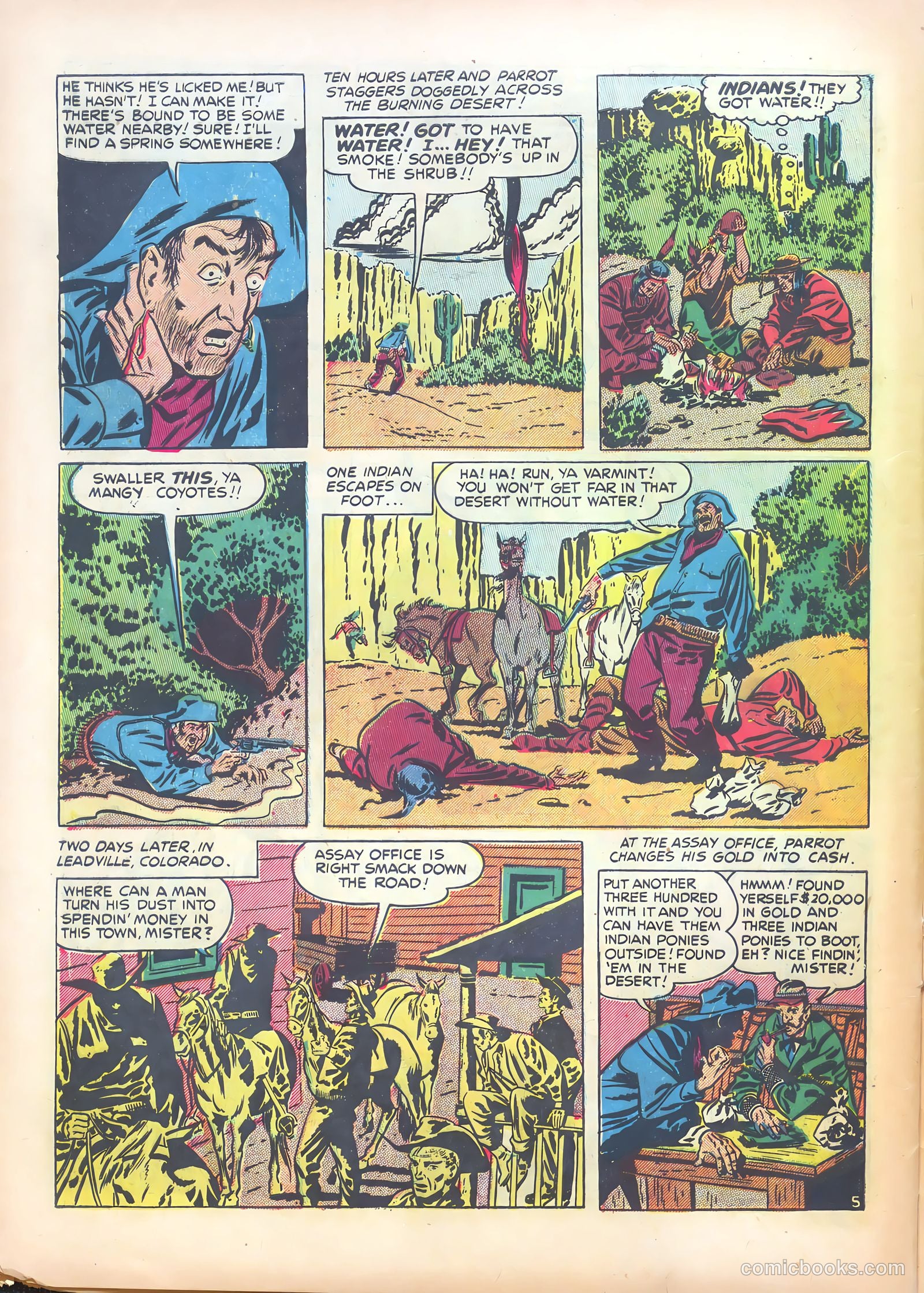Dead-Eye Western Comics #1 (1953) — page 46 of 52