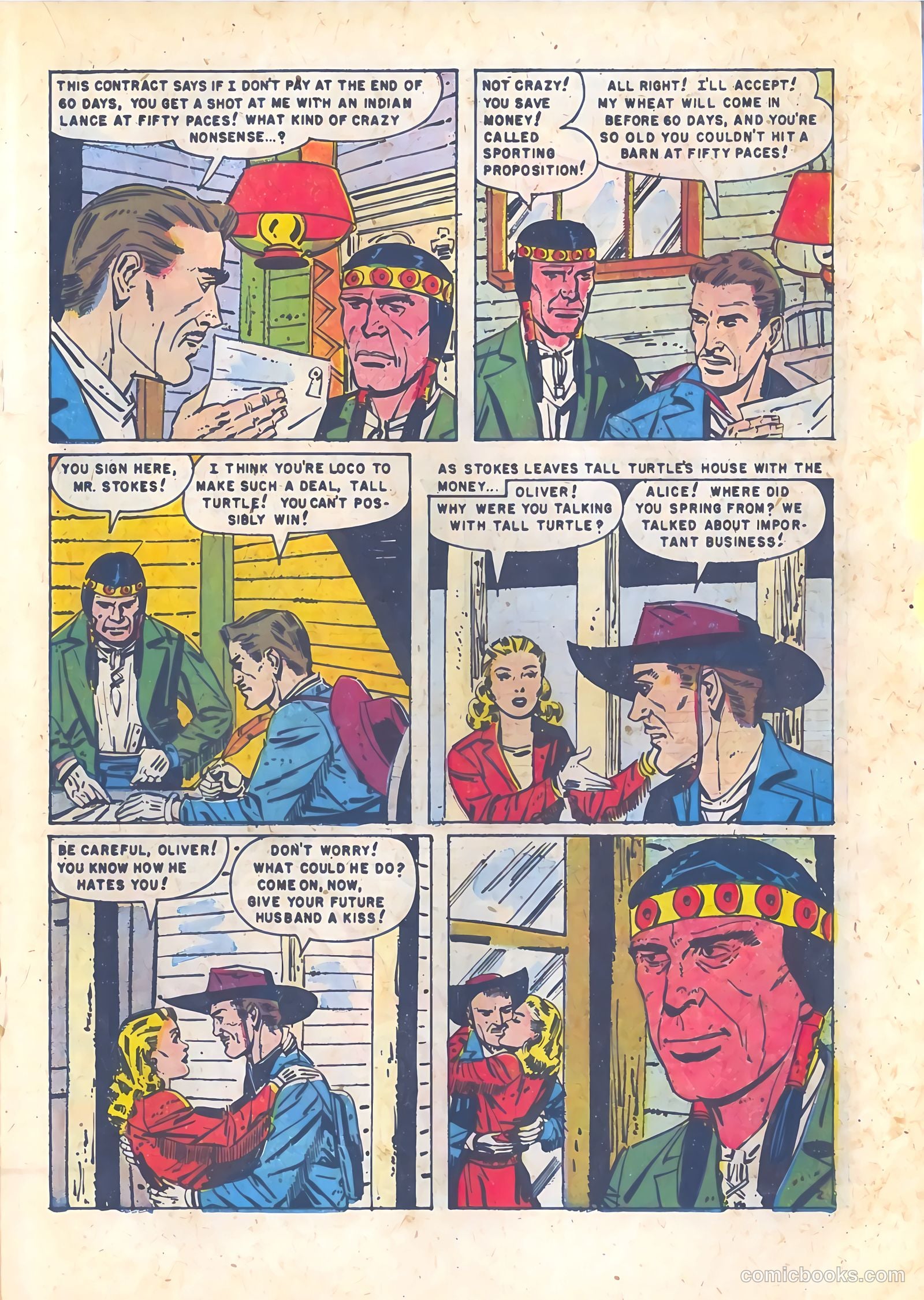 Dead-Eye Western Comics #10 (1950) — page 19 of 36