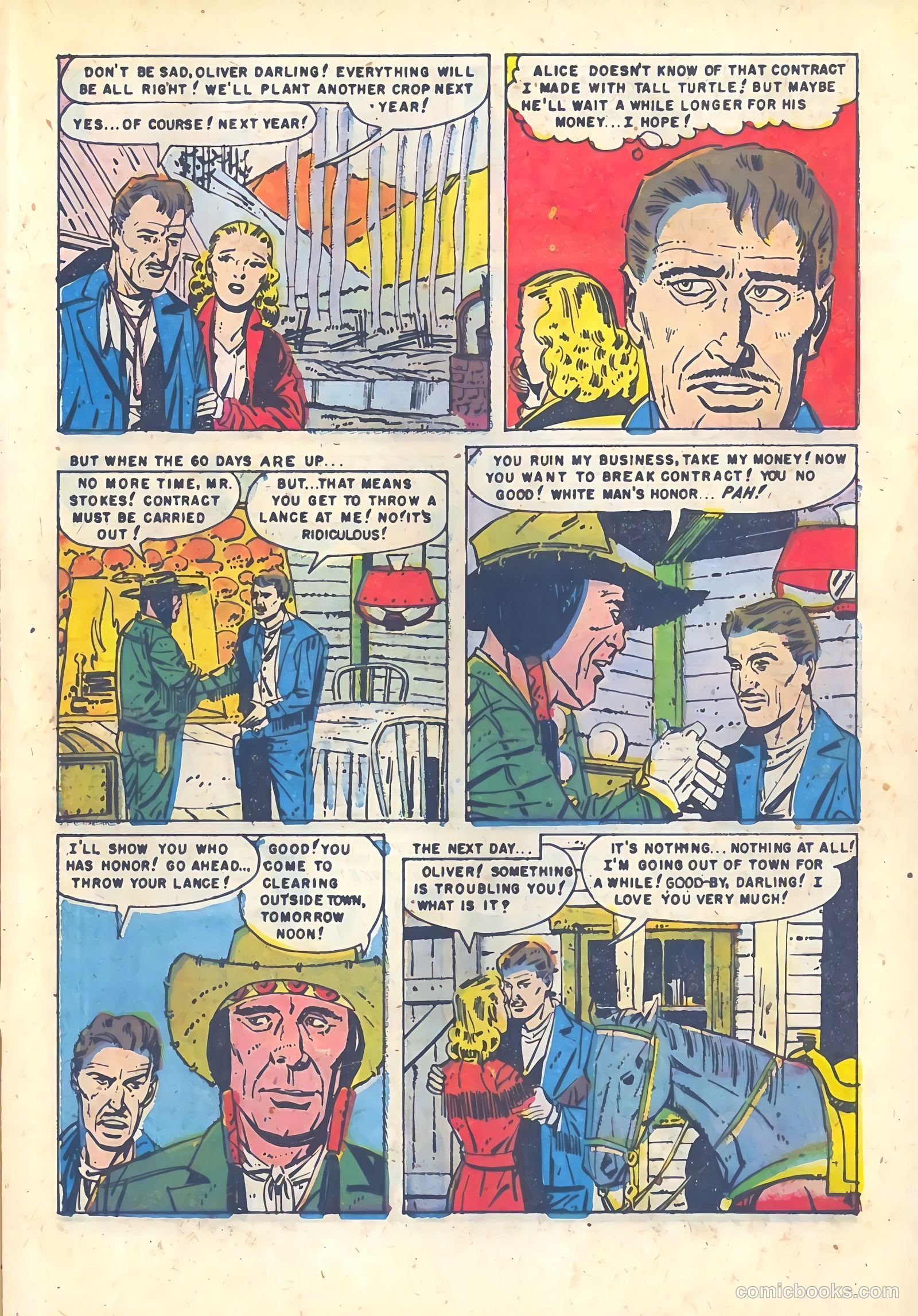Dead-Eye Western Comics #10 (1950) — page 21 of 36