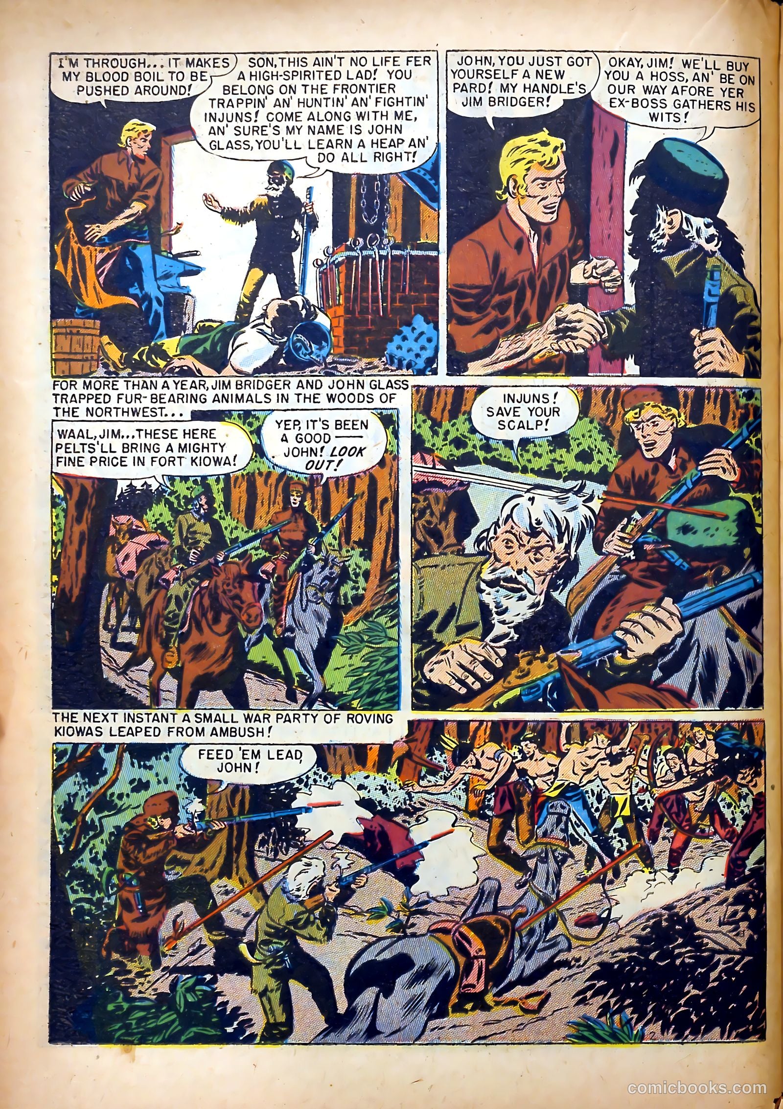 Dead-Eye Western Comics #4 (1949) — page 32 of 52