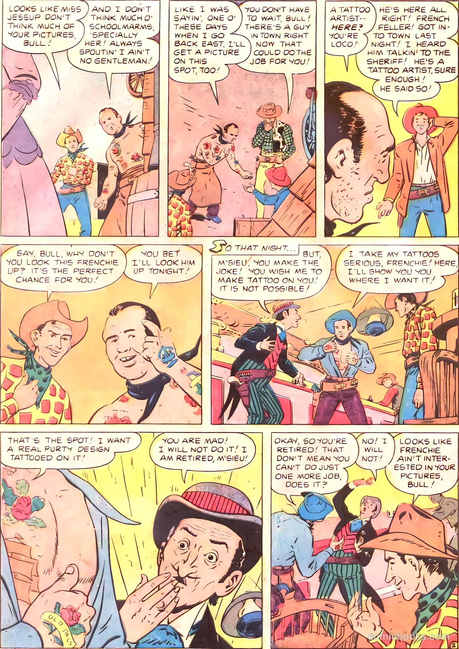 Dead-Eye Western Comics #6 (1949) — page 44 of 52