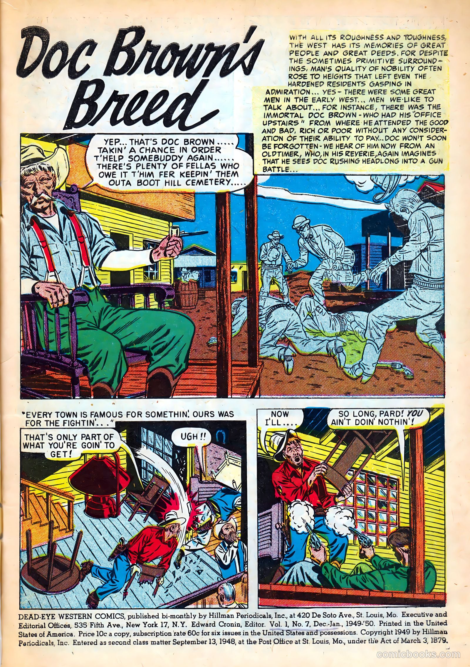 Dead-Eye Western Comics #7 (1949) — page 3 of 52