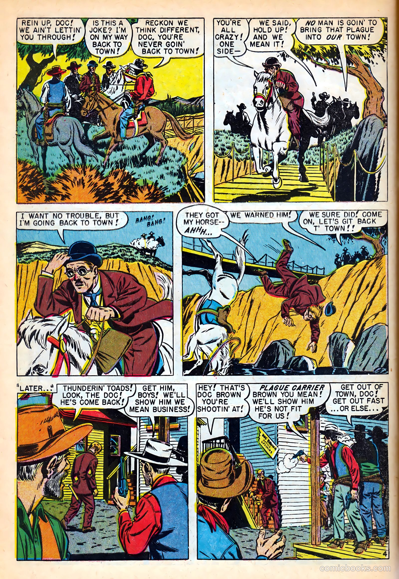 Dead-Eye Western Comics #7 (1949) — page 6 of 52