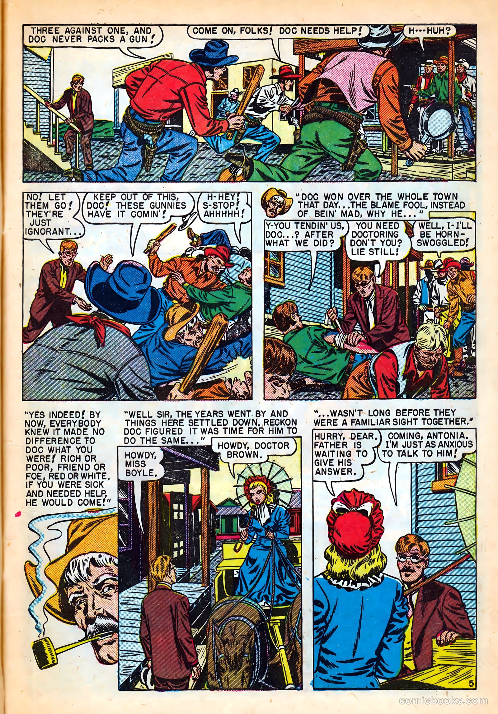 Dead-Eye Western Comics #7 (1949) — page 7 of 52