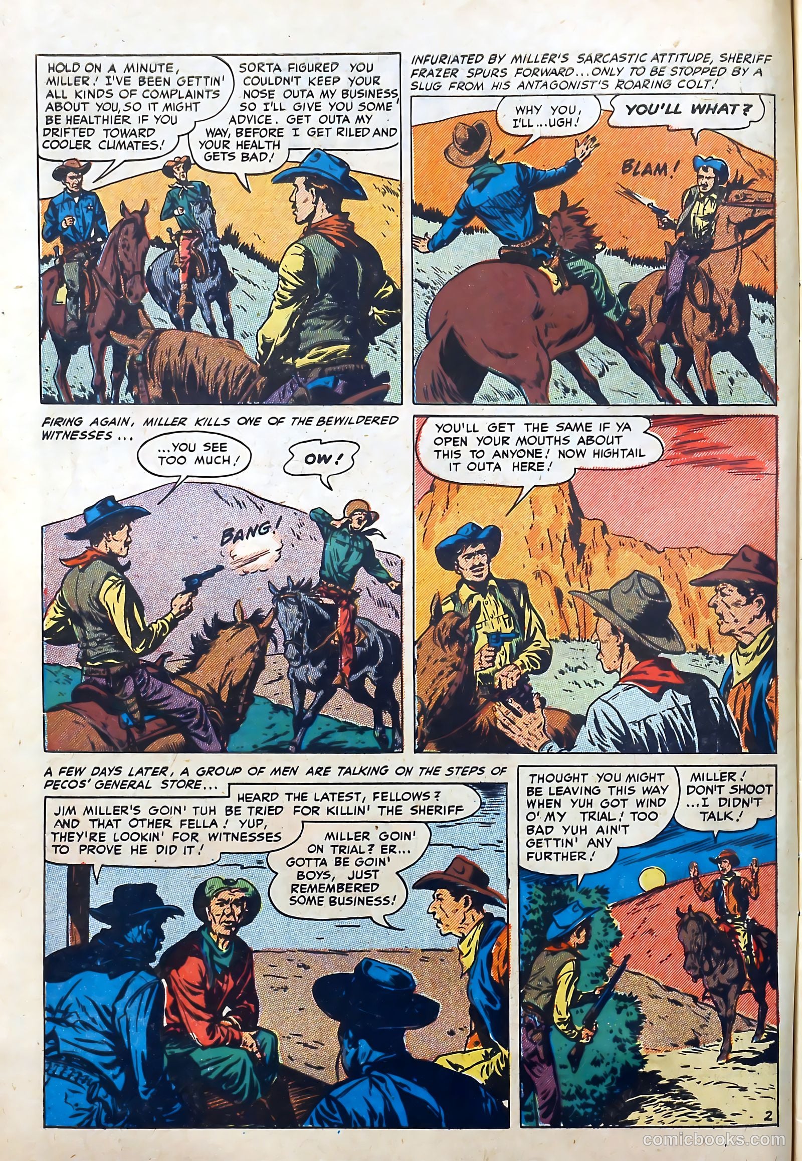 Dead-Eye Western Comics #8 (1950) — page 4 of 52