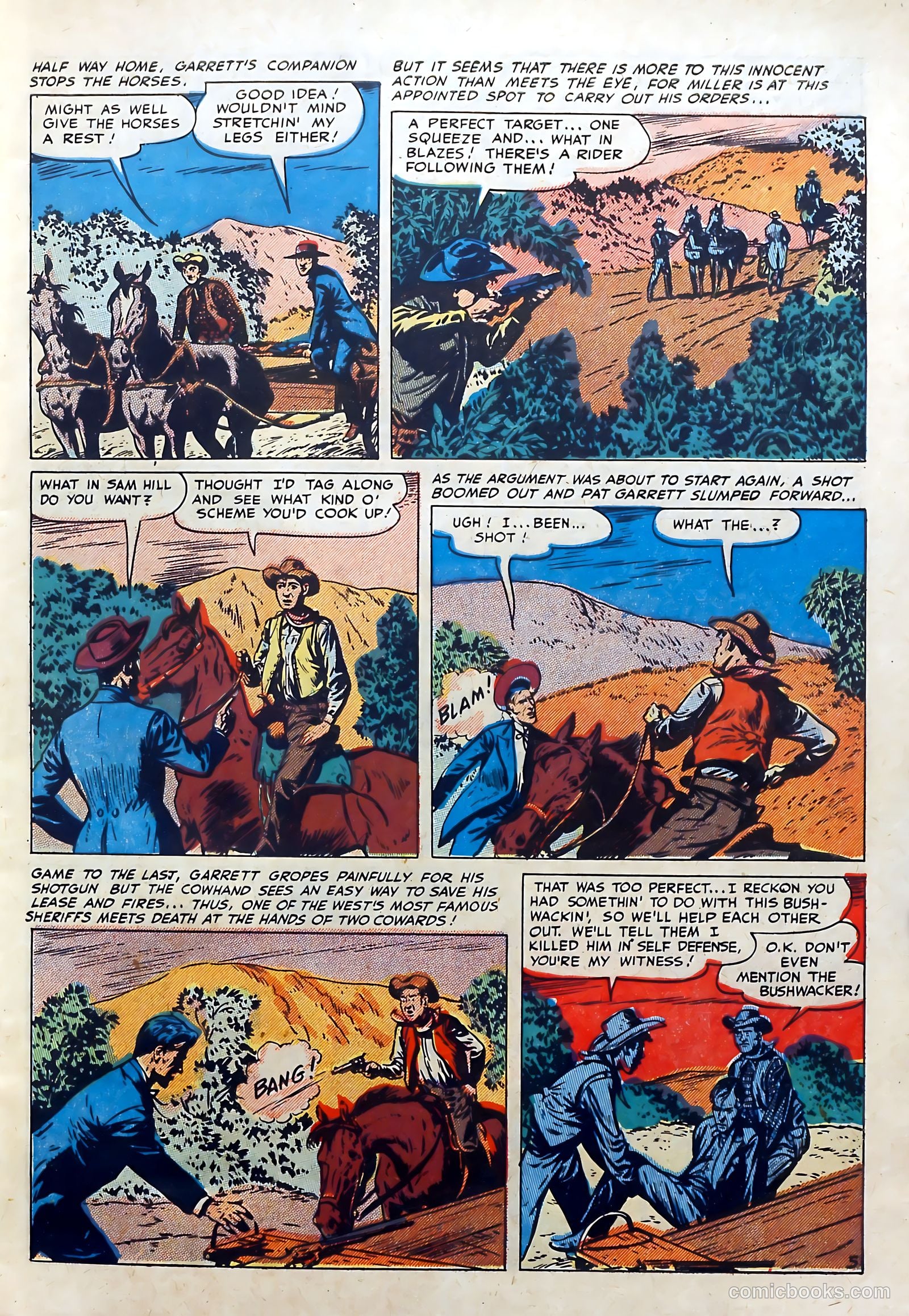 Dead-Eye Western Comics #8 (1950) — page 7 of 52