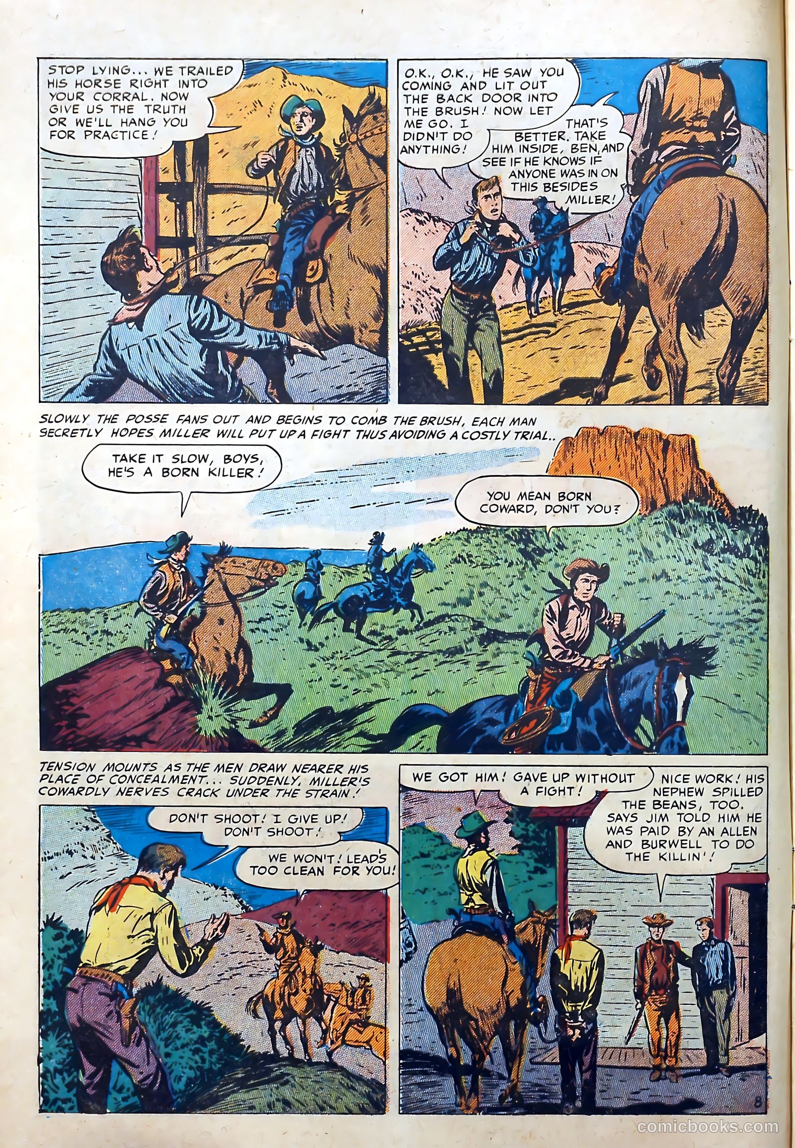 Dead-Eye Western Comics #8 (1950) — page 10 of 52