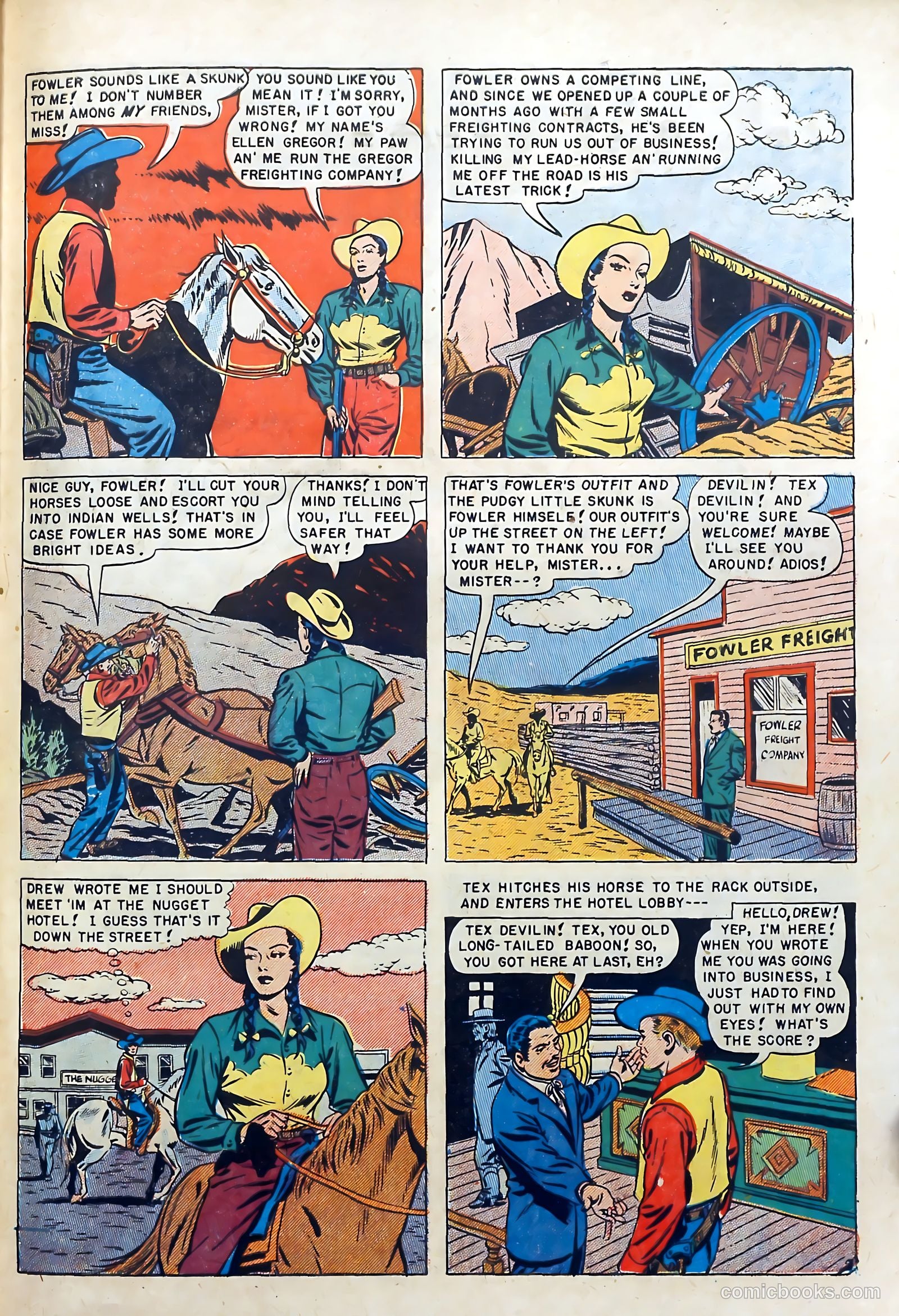 Dead-Eye Western Comics #8 (1950) — page 43 of 52