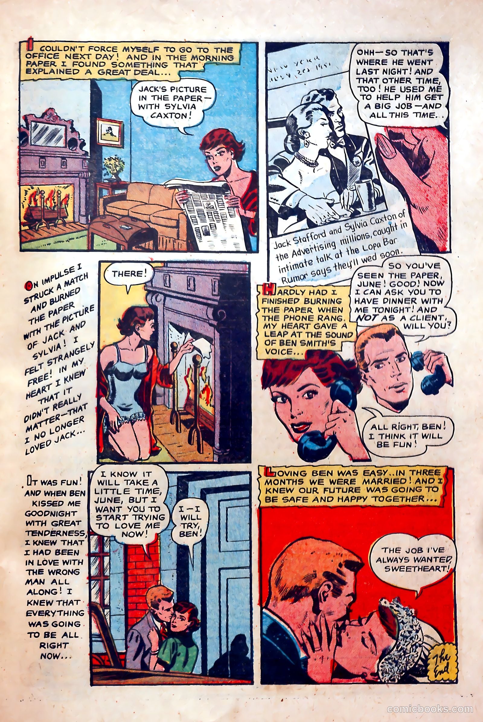 Dear Lonely Heart #5 (1952) — page 33 of 36