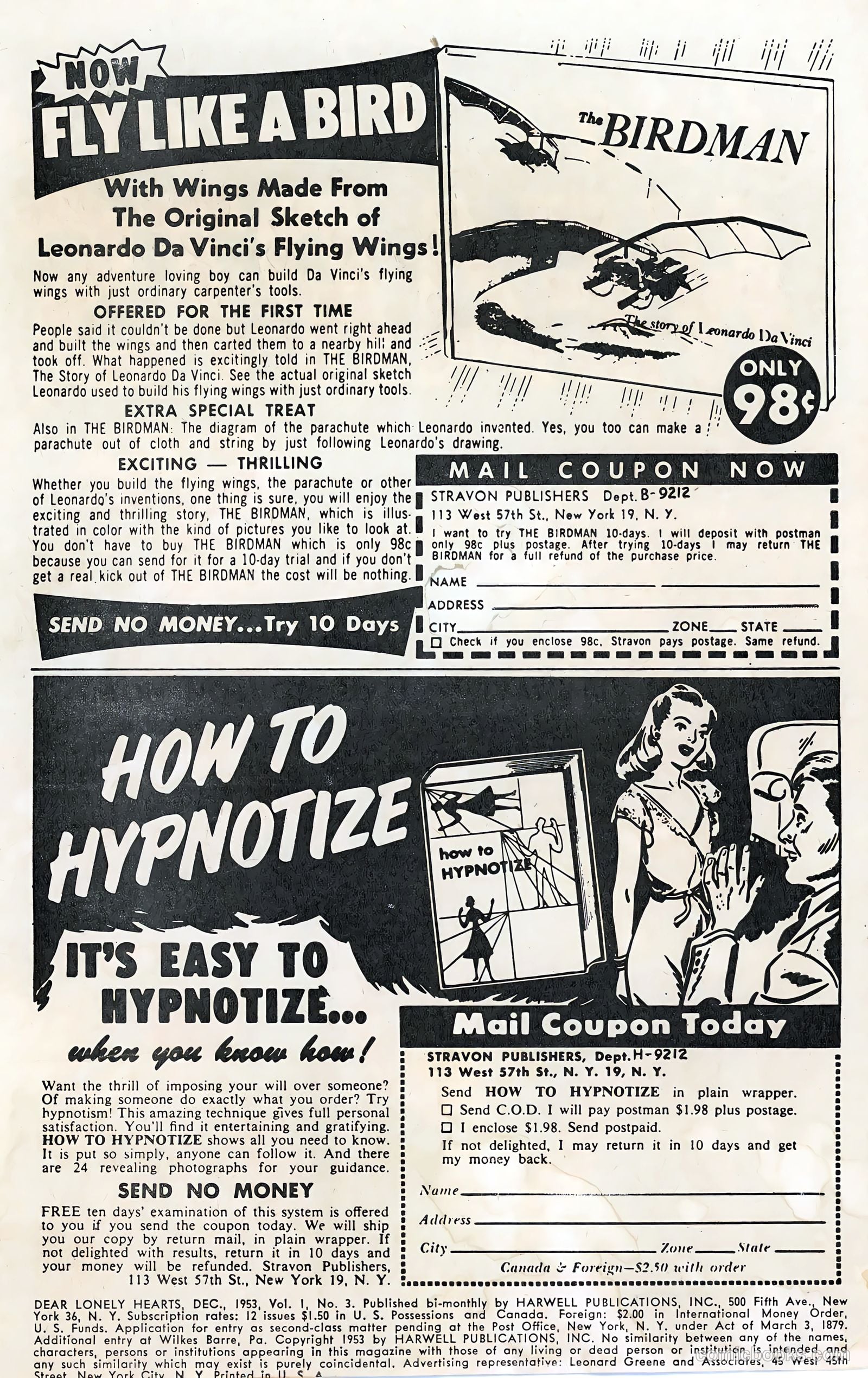 Dear Lonely Hearts #3 (1953) — page 2 of 36