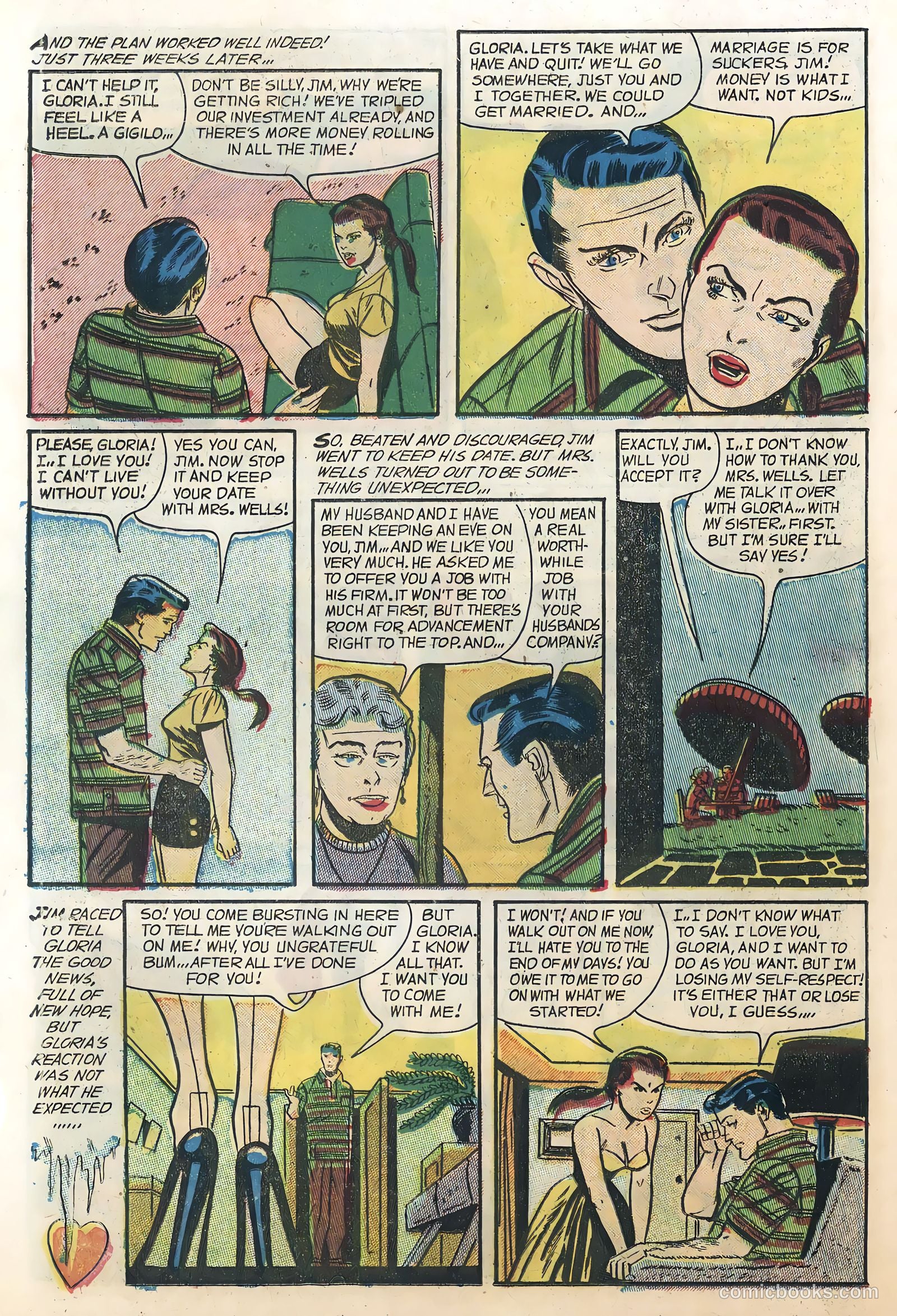 Dear Lonely Hearts #3 (1953) — page 22 of 36