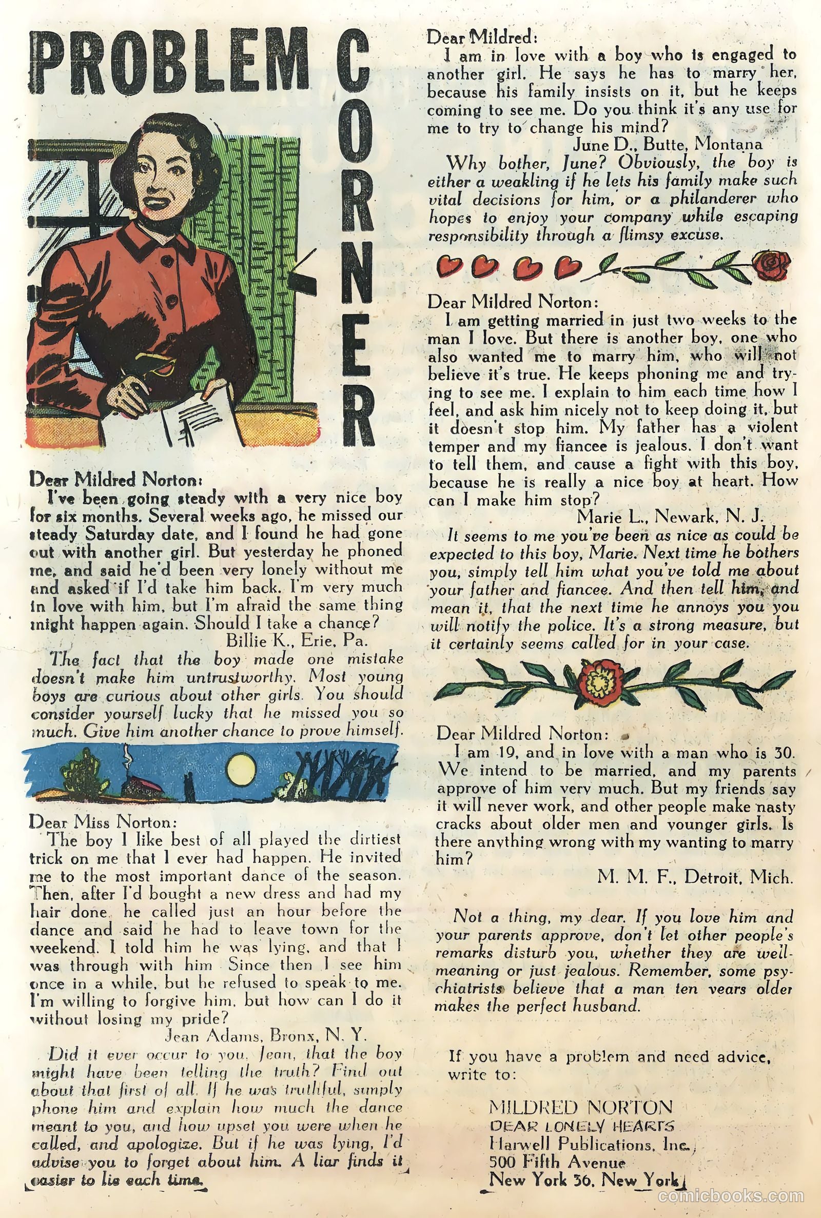 Dear Lonely Hearts #3 (1953) — page 26 of 36