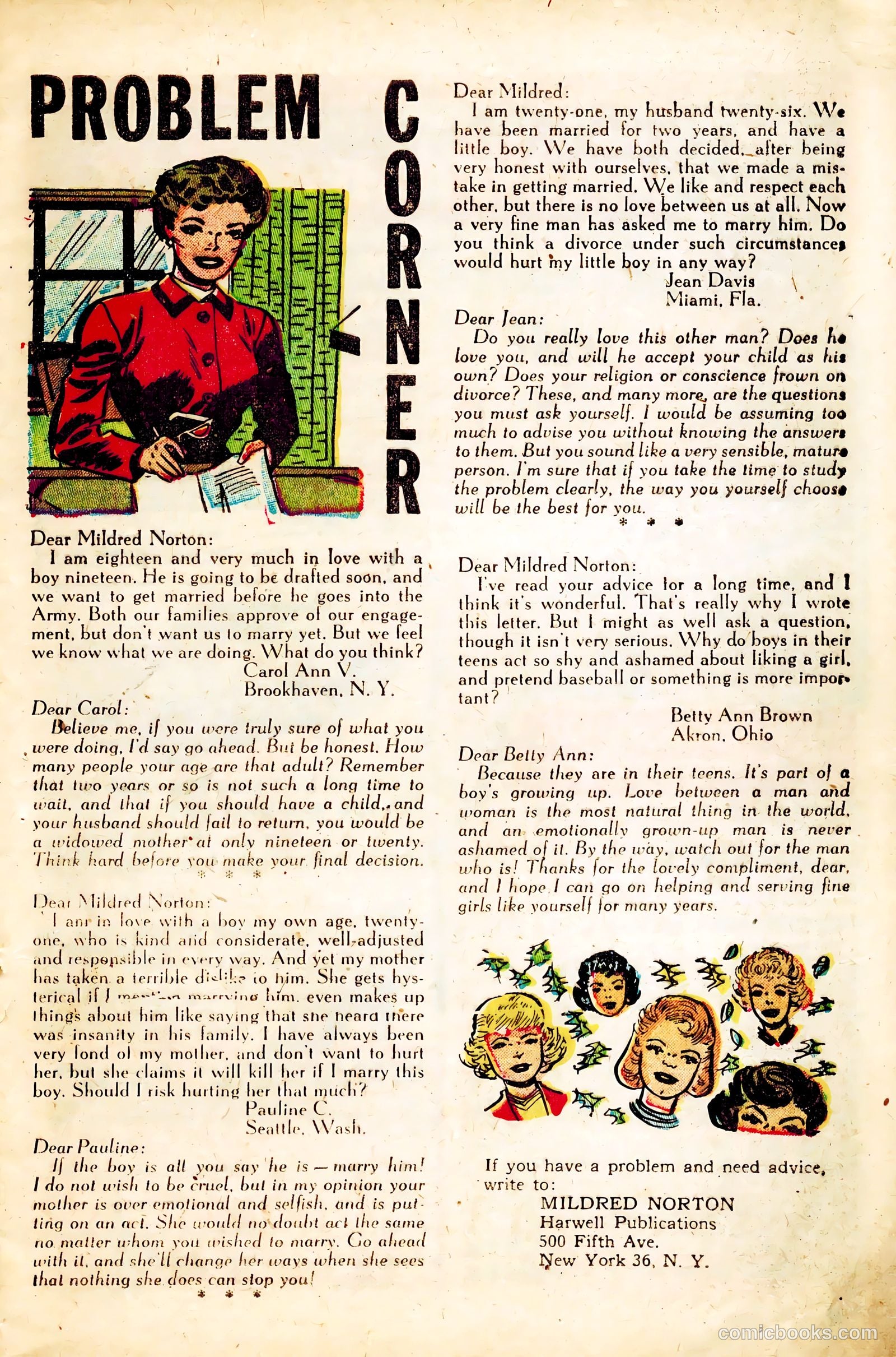Dear Lonely Hearts #4 (1954) — page 9 of 36