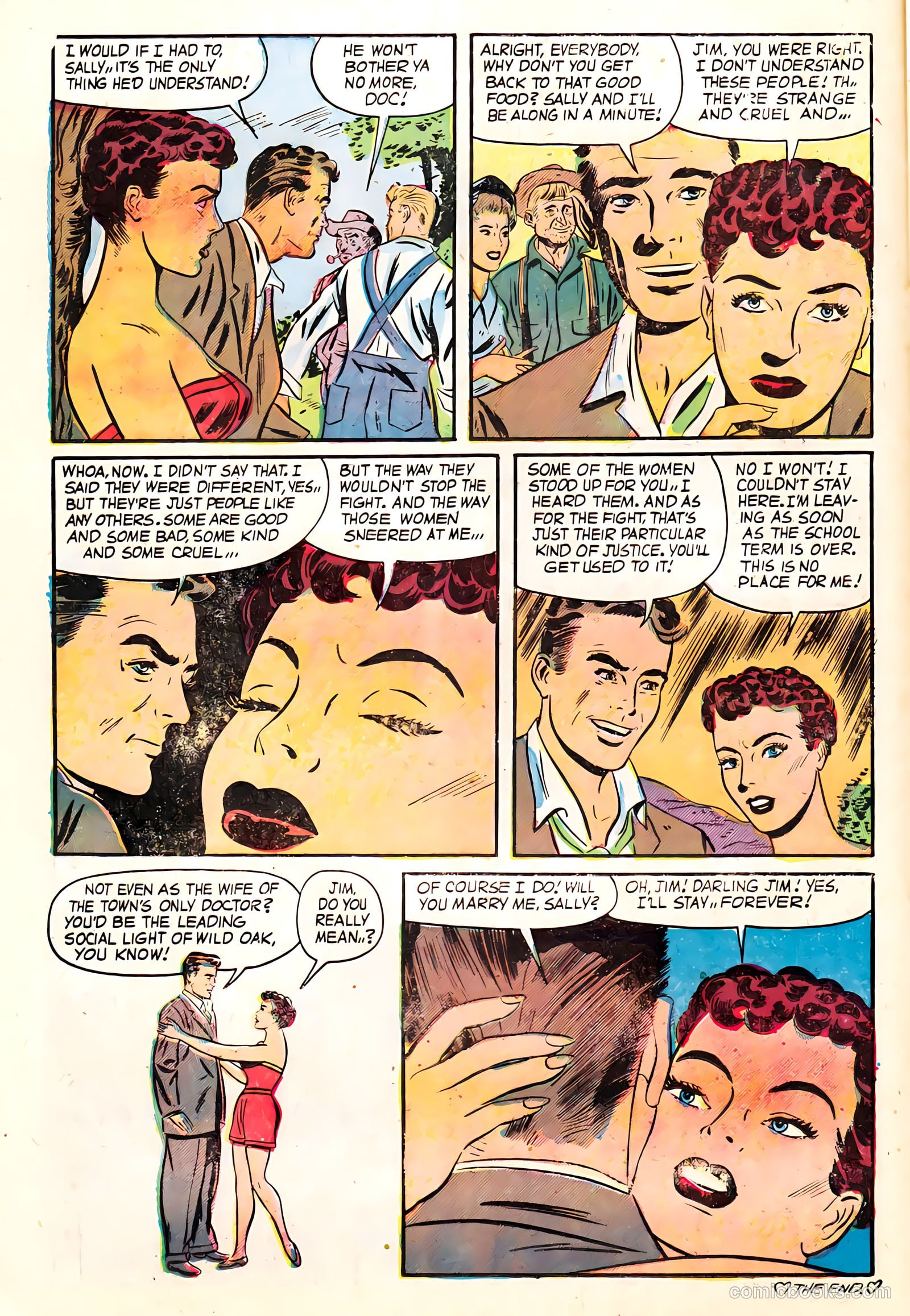 Dear Lonely Hearts #5 (1954) — page 16 of 36