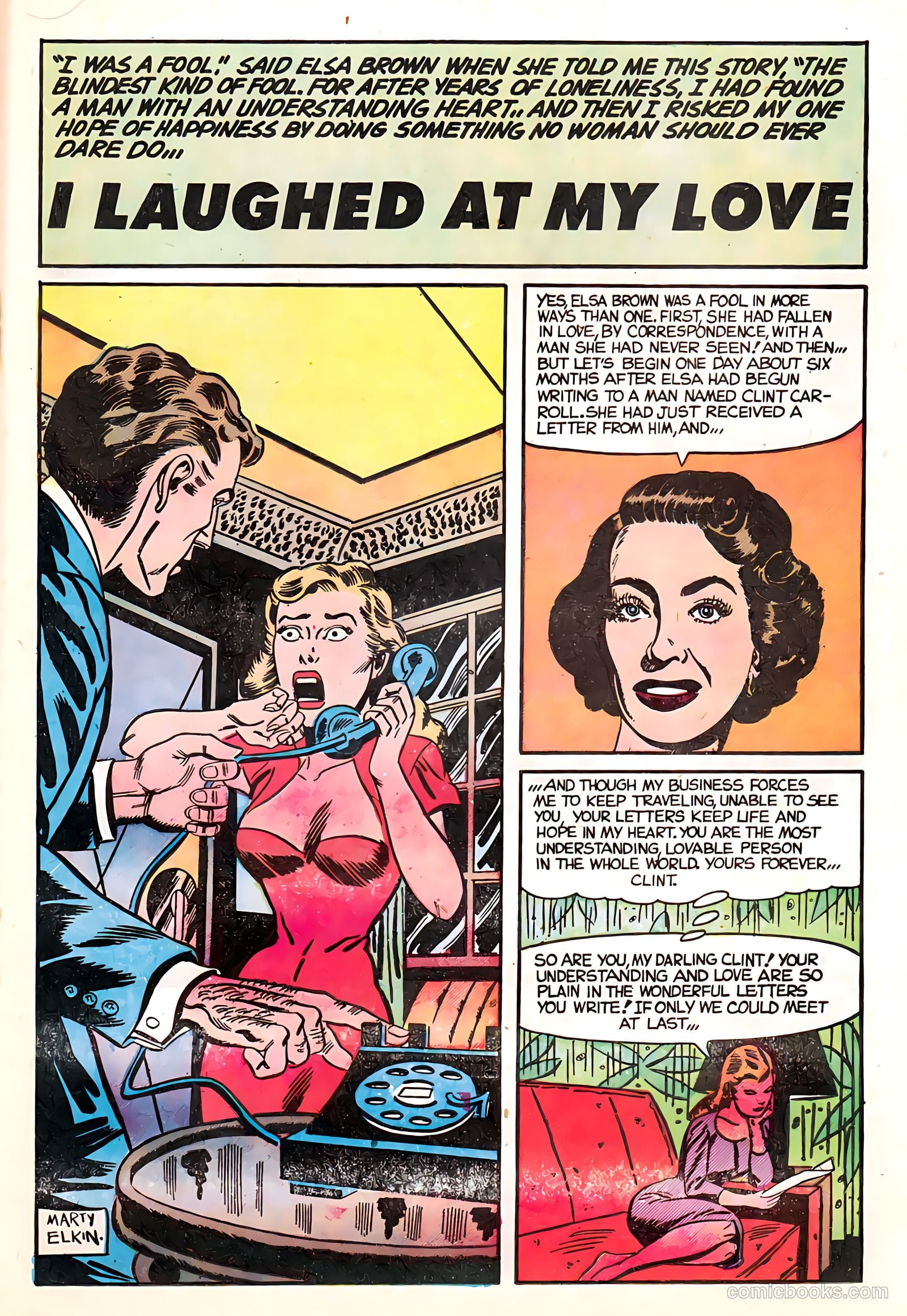 Dear Lonely Hearts #5 (1954) — page 19 of 36