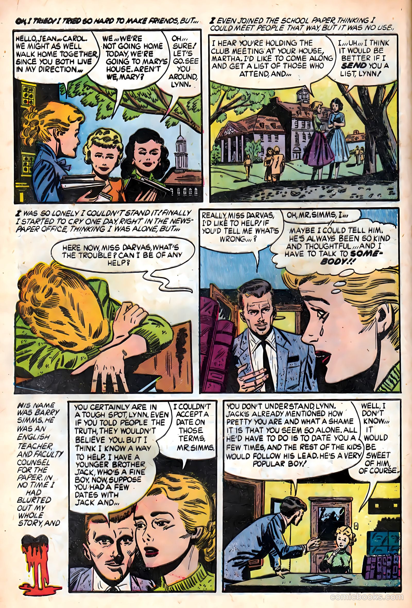 Dear Lonely Hearts #7 (1954) — page 6 of 36