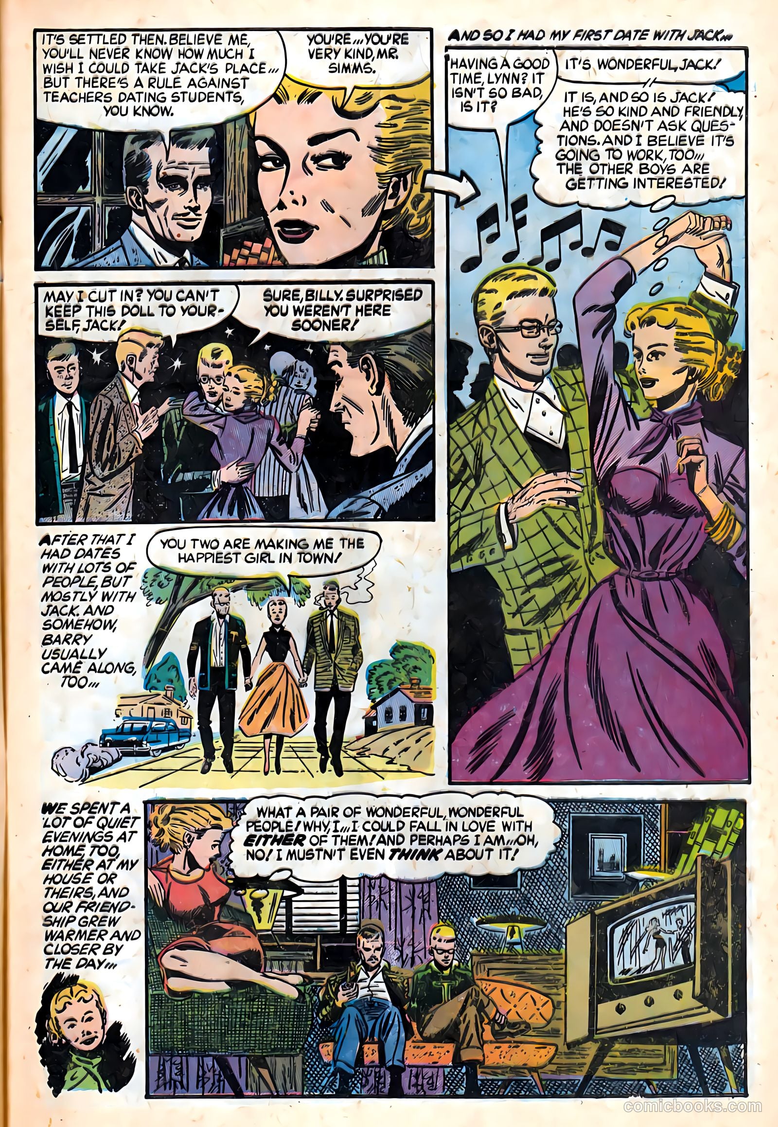 Dear Lonely Hearts #7 (1954) — page 7 of 36