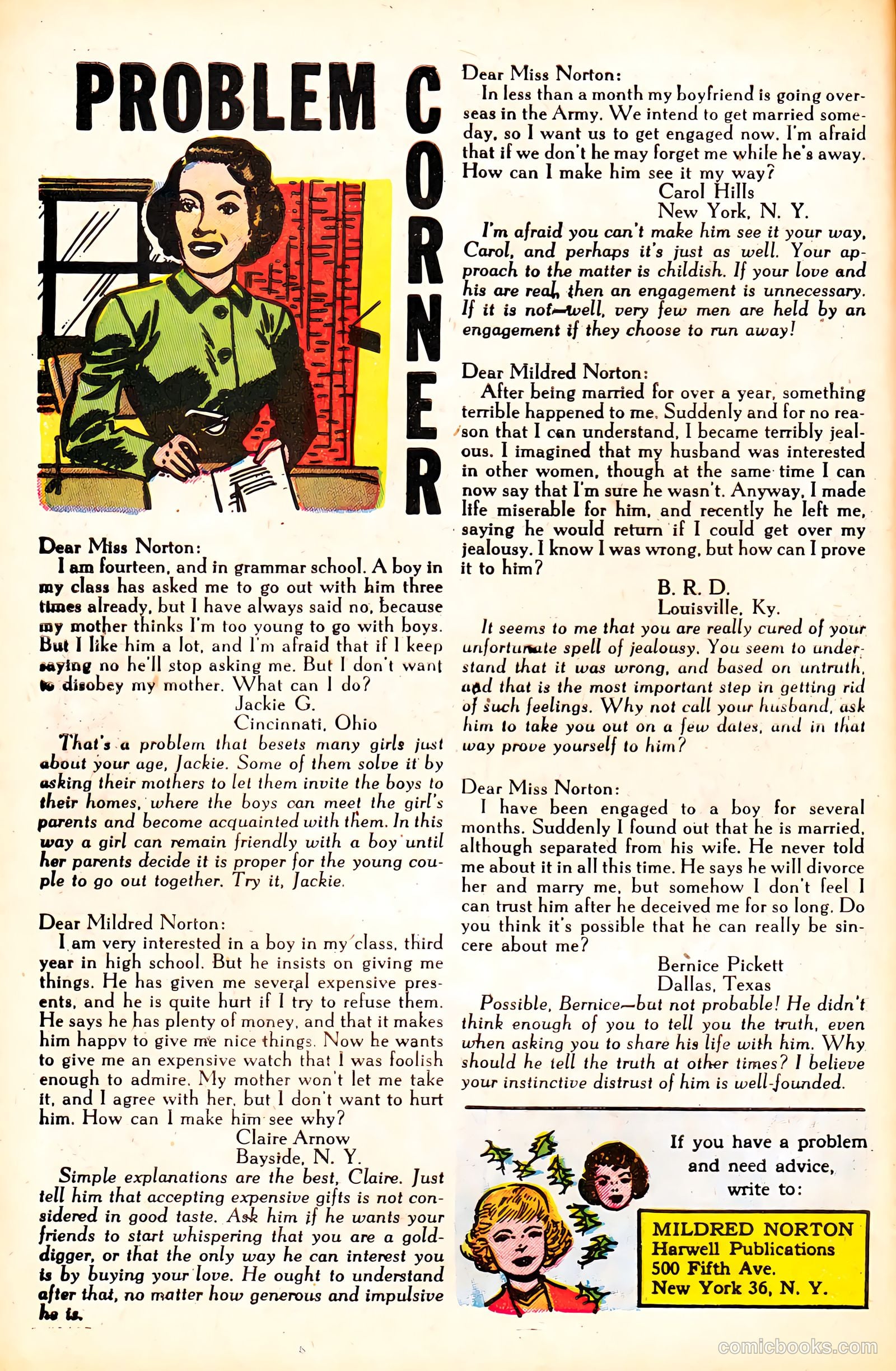 Dear Lonely Hearts #7 (1954) — page 10 of 36