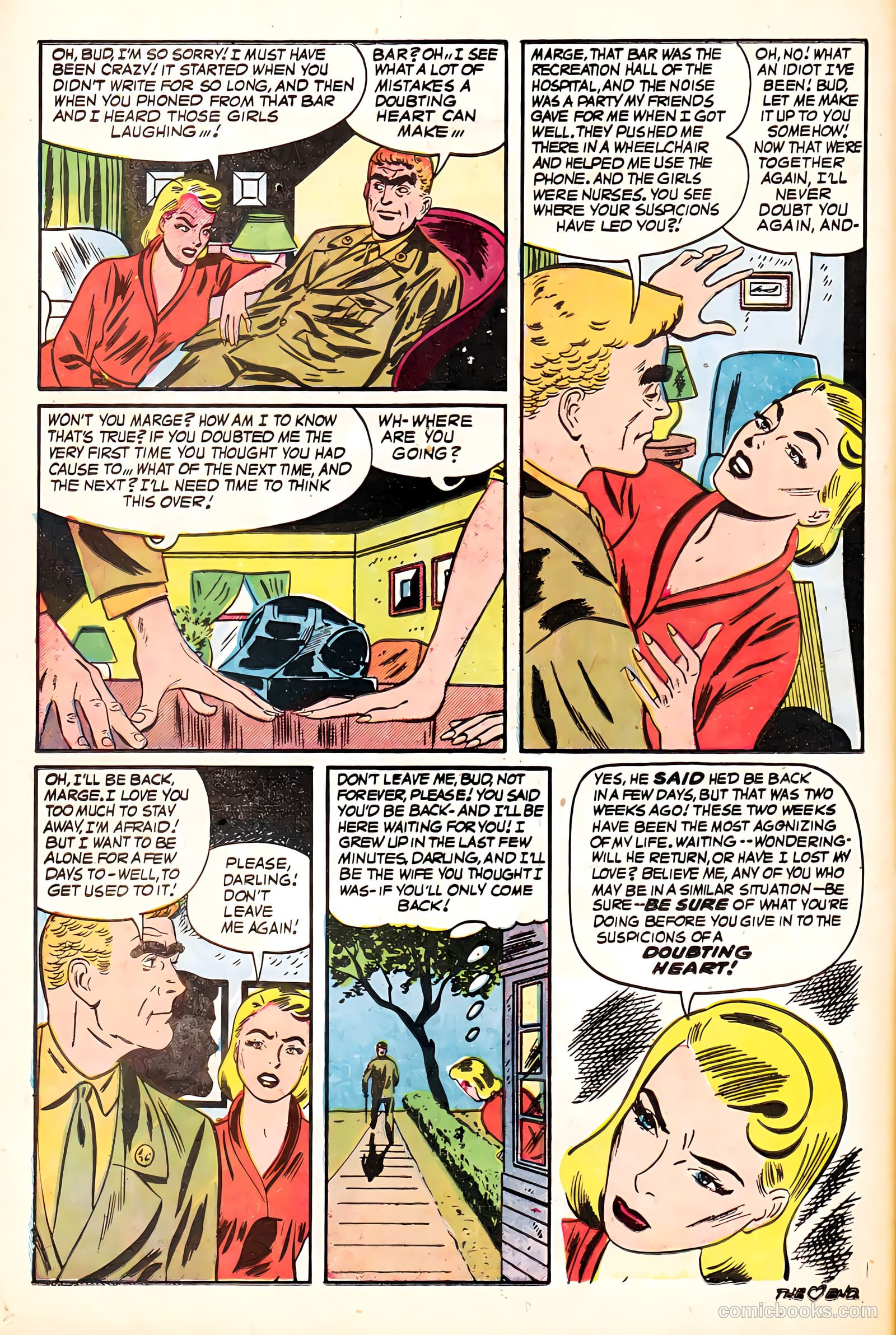 Dear Lonely Hearts #7 (1954) — page 16 of 36