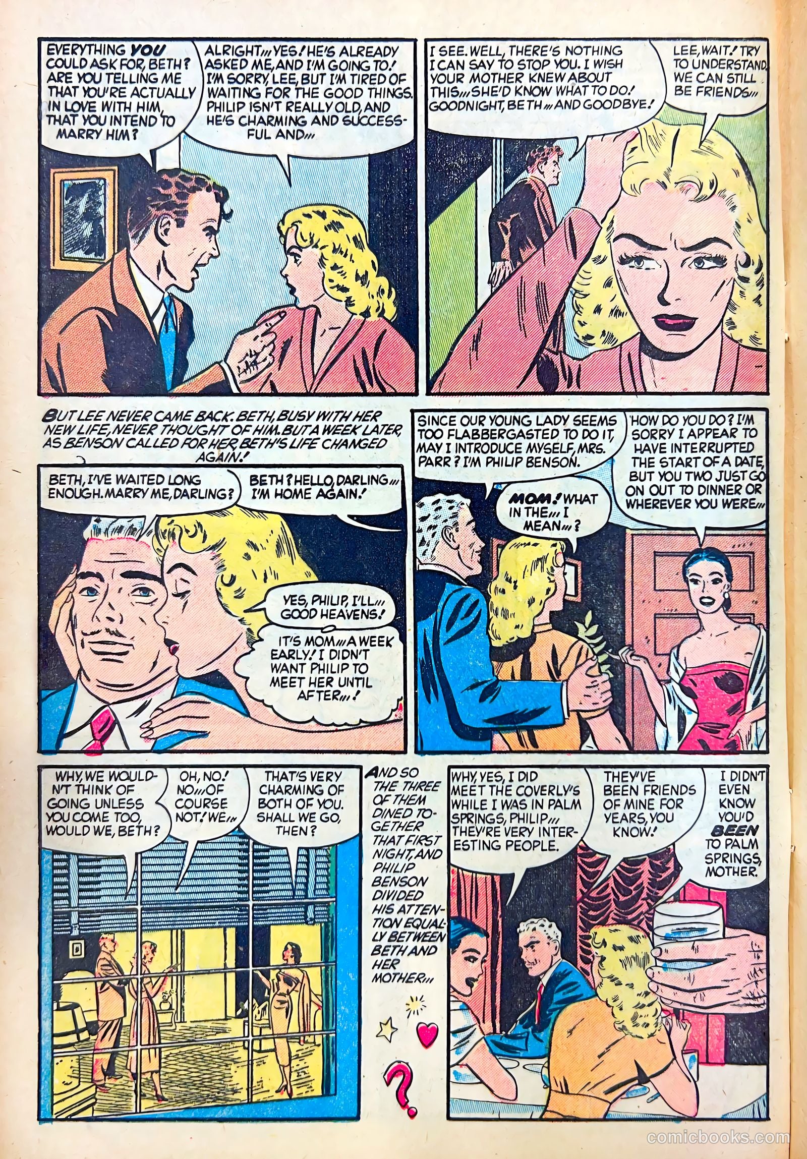 Dear Lonely Hearts #8 (1954) — page 14 of 37