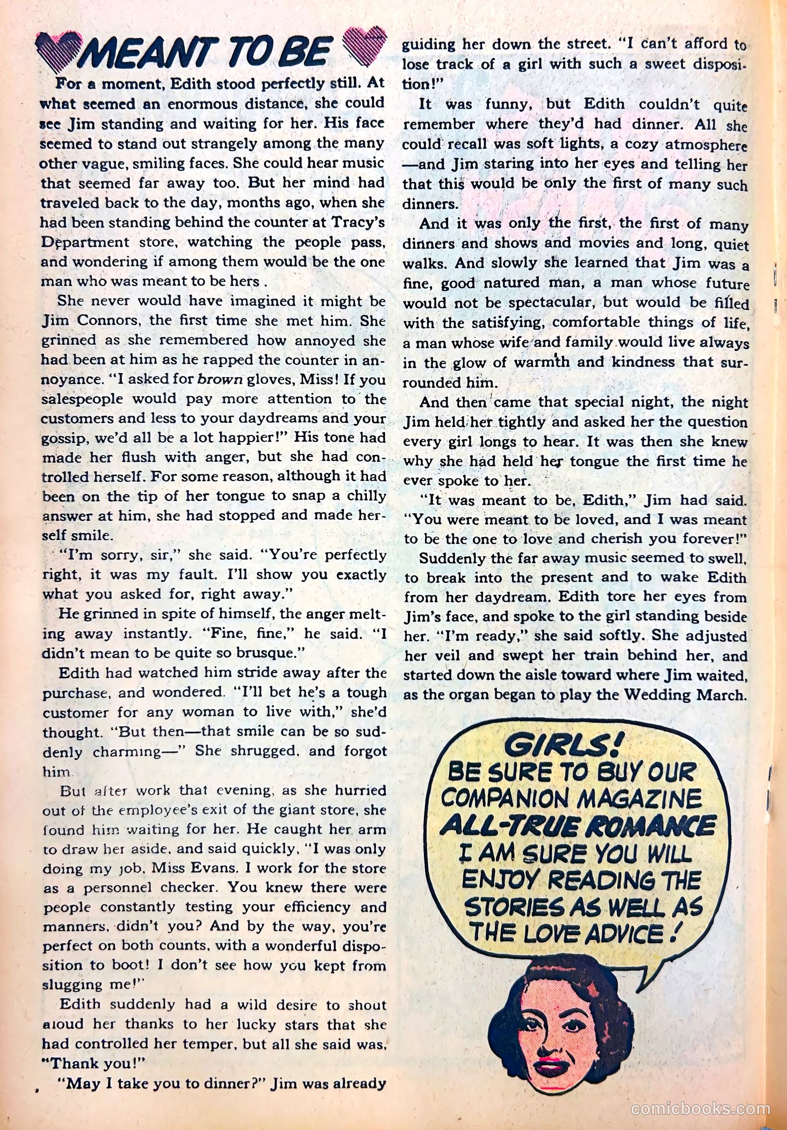 Dear Lonely Hearts #8 (1954) — page 18 of 37