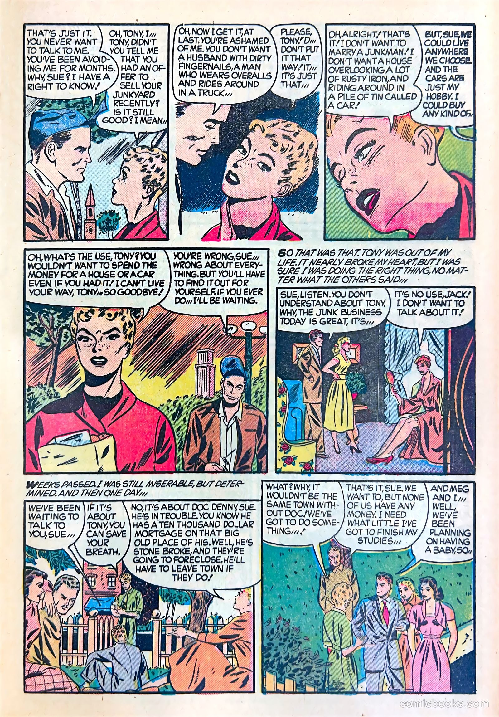 Dear Lonely Hearts #8 (1954) — page 23 of 37